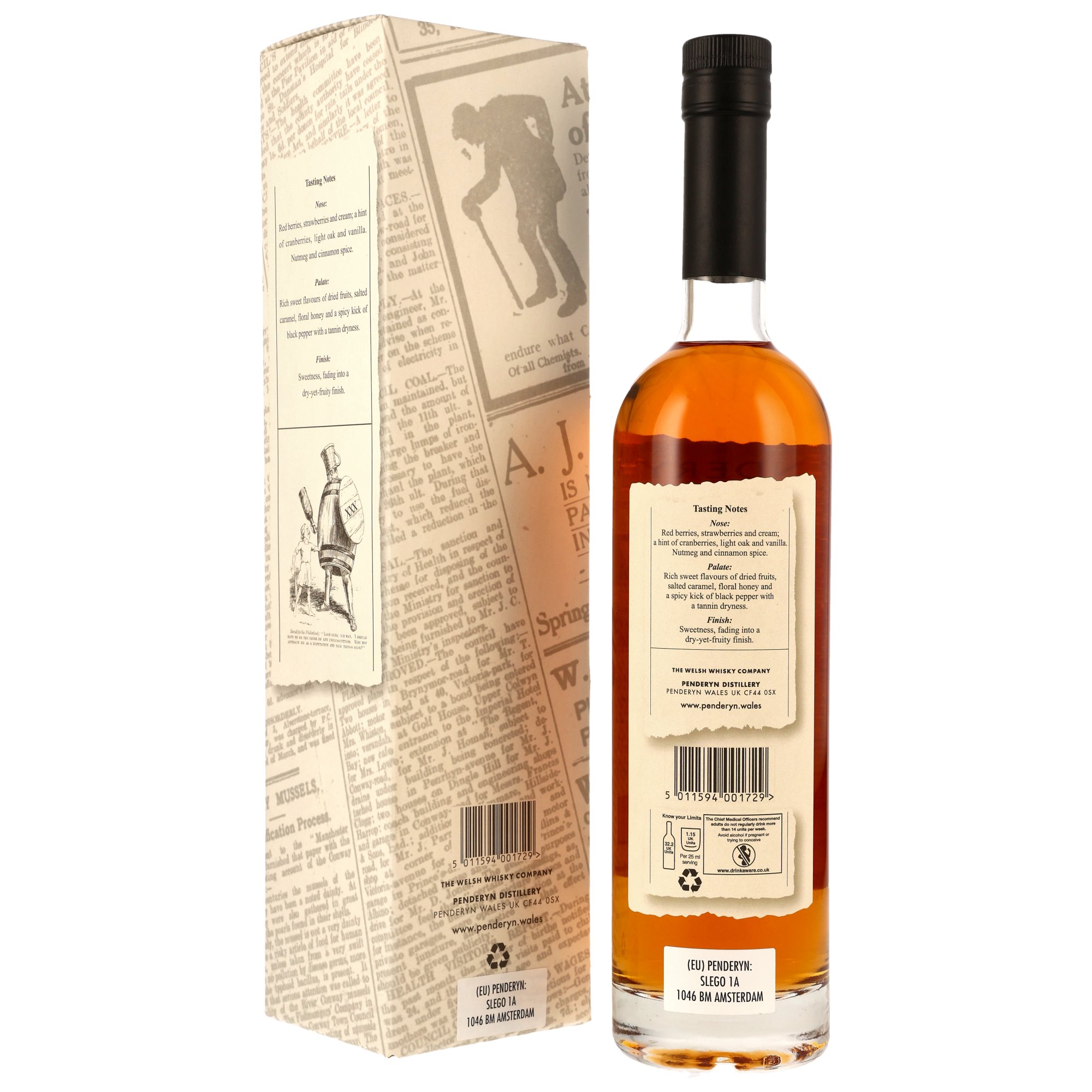 Penderyn The Headliner - Jamaica Rum & Ruby Port Casks