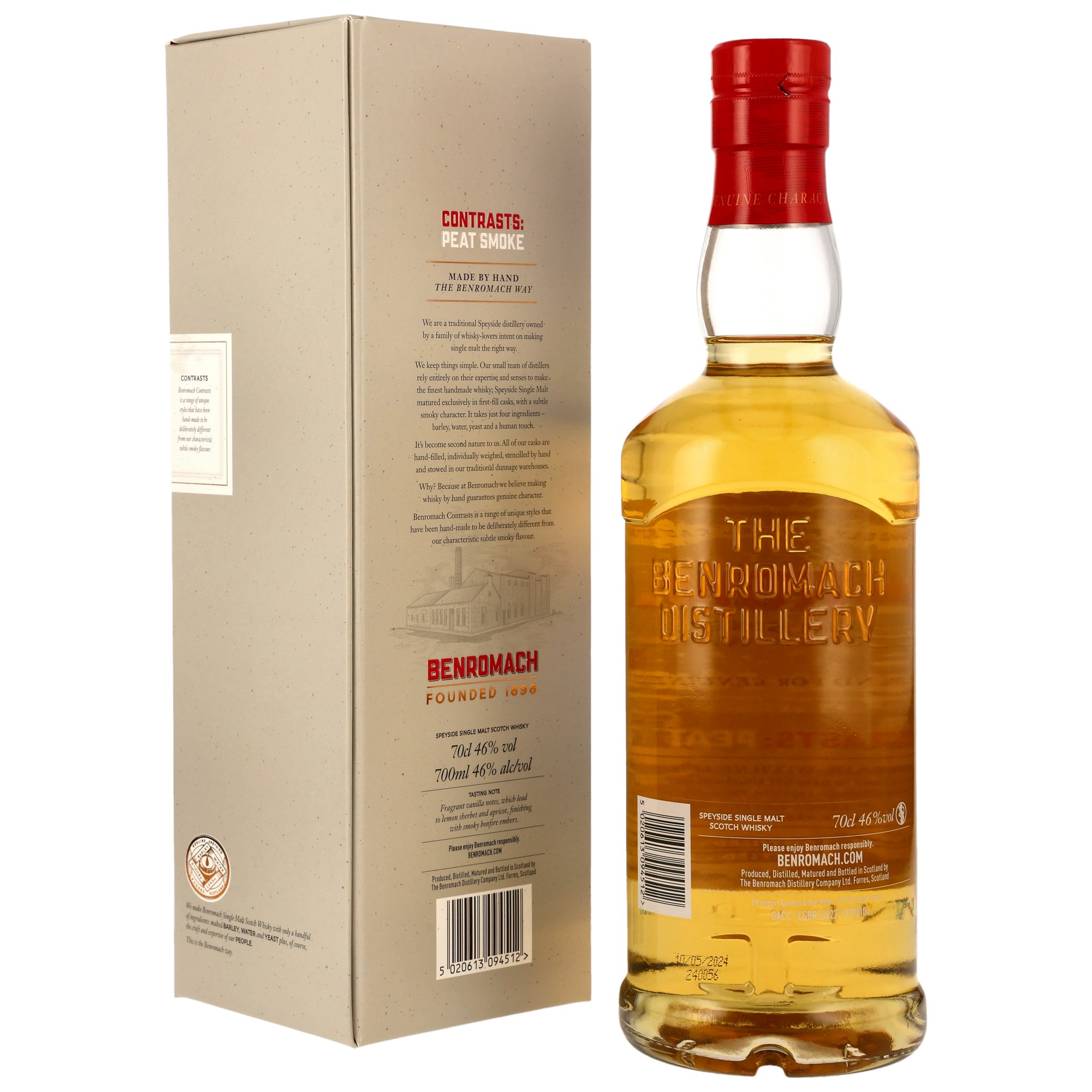 Benromach Contrasts: Peat Smoke - 2014/2024 - 9 y.o. - Bourbon Cask