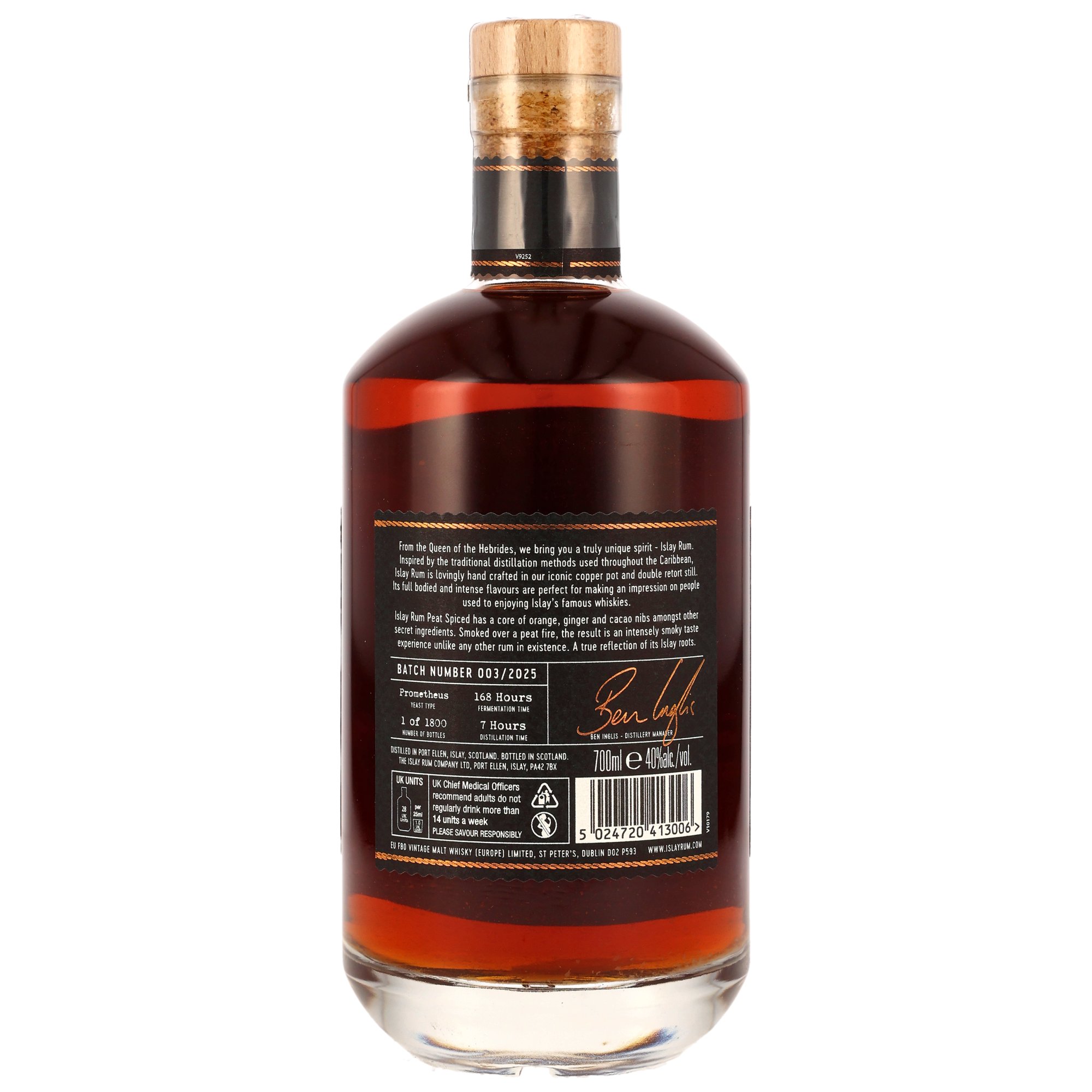 The Islay Rum Company - Islay Rum - Peat Spiced