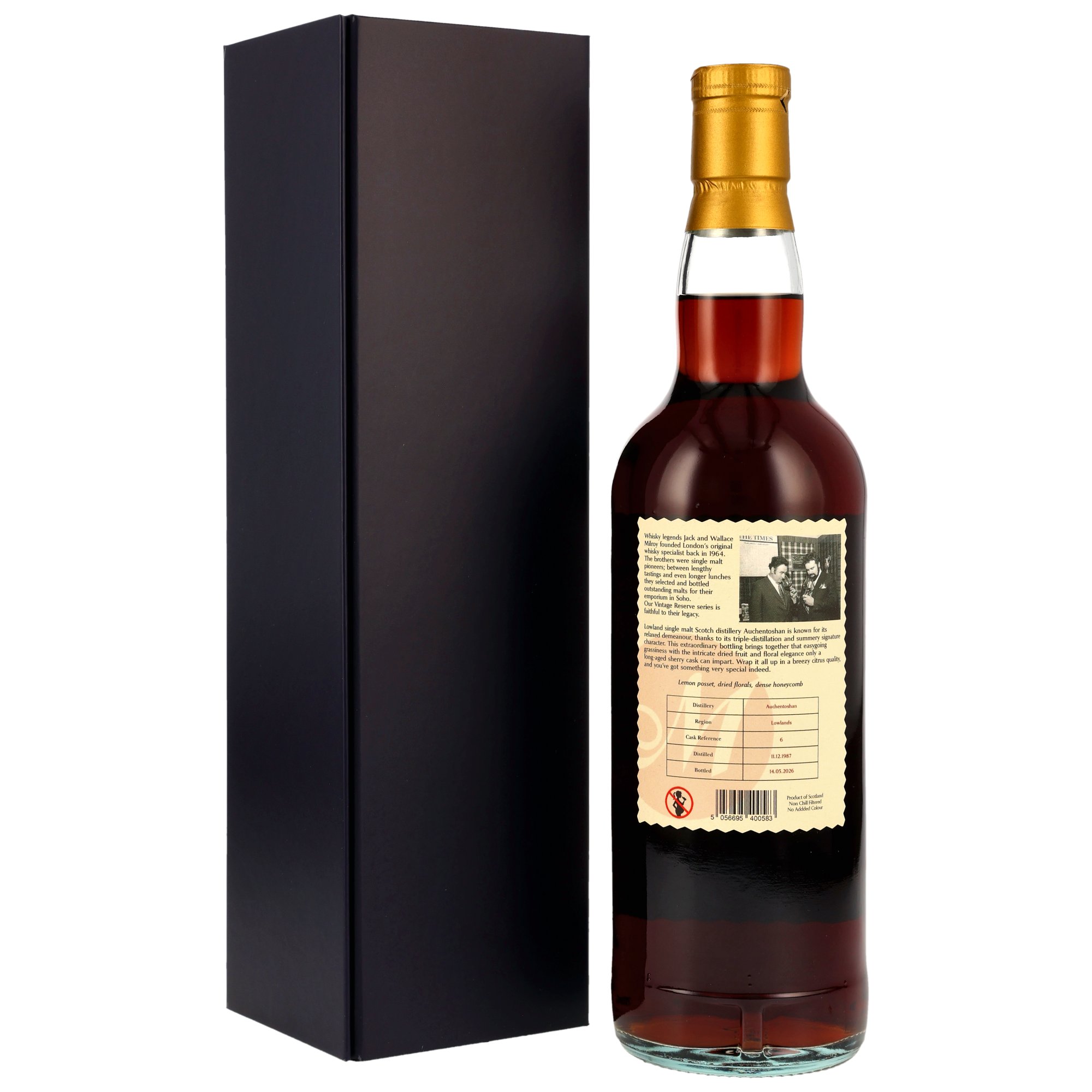 Auchentoshan 1987/2026 - 38 y.o. - Sherry Hogshead #6 - Milroys