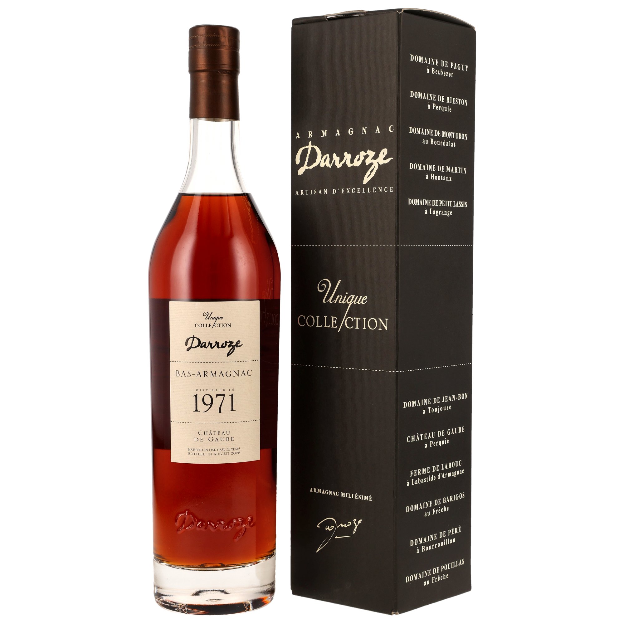 Chateau de Gaube 1971/2026  - 55 y.o. - Armagnac Darroze
