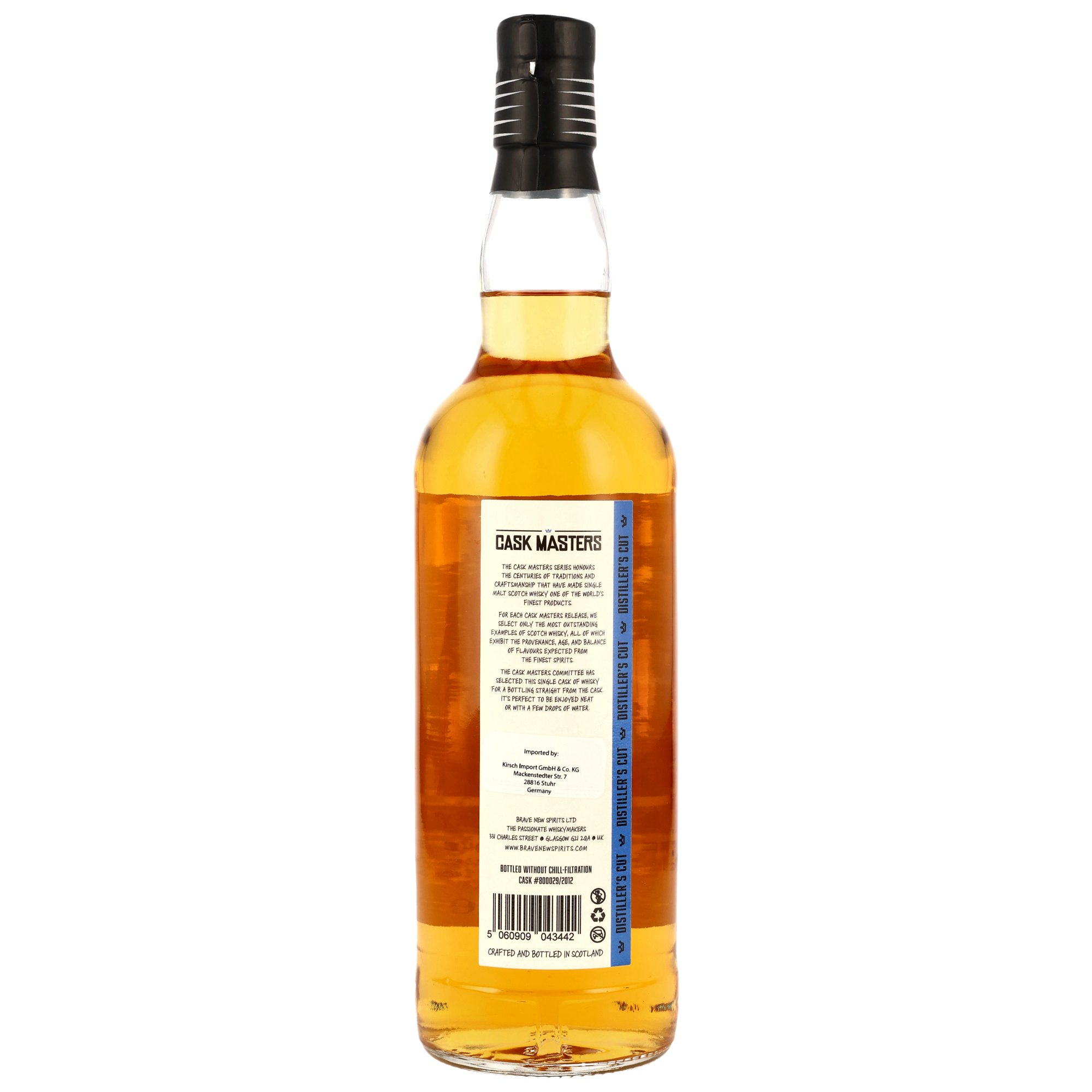 Glen Spey 2012/2025 - 13 y.o. - 1st Fill White Wine Cask #800029/2012 - Cask Masters - Brave New Spirits