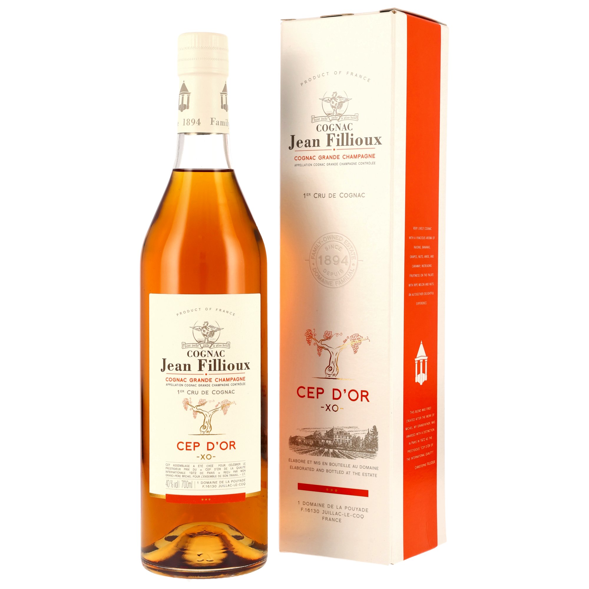 Jean Fillioux Cep D'or XO Cognac