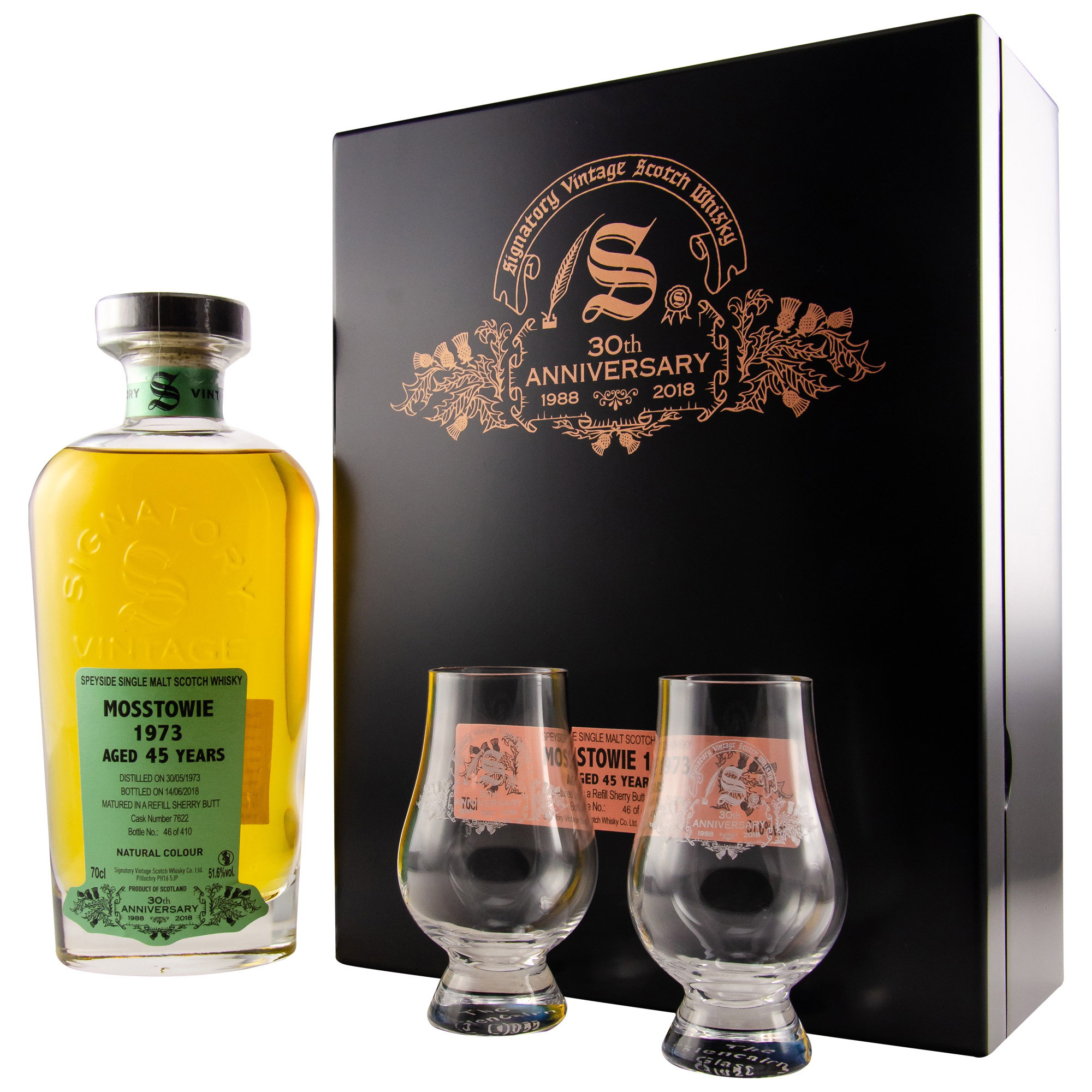 Mosstowie 1973/2018 30th Anniversary + 2 Gläser