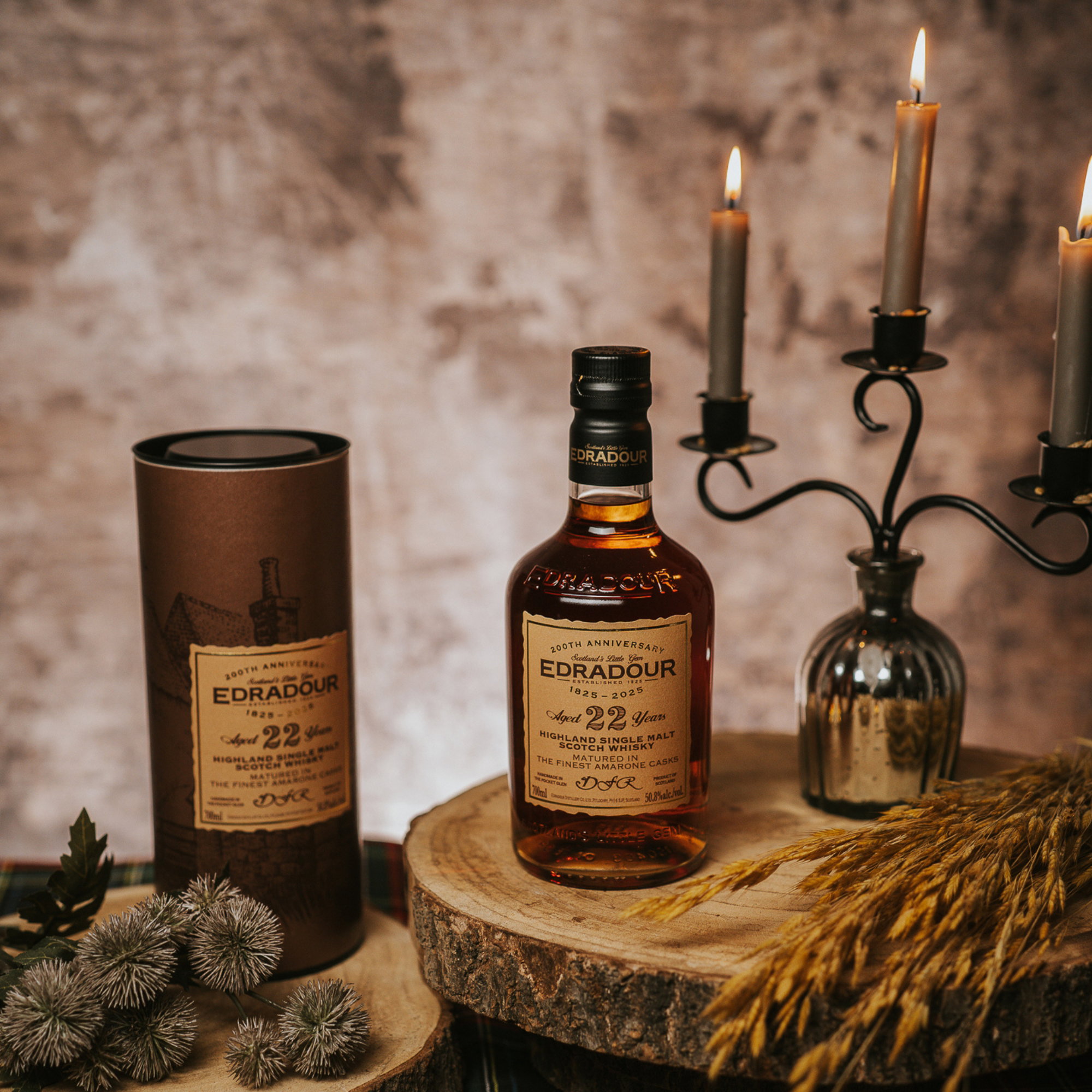 Edradour 2003/2025 - 22 y.o. - Amarone Dal Forno Romano Casks #1001-1005 - 200th Anniversary