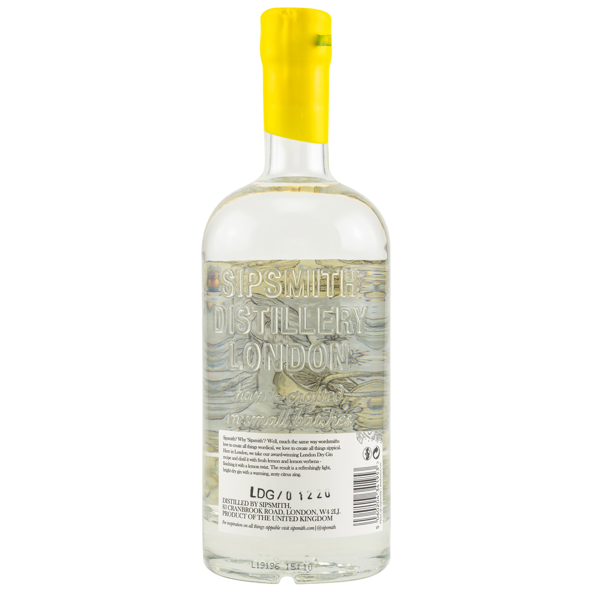 SIPSMITH Lemon Drizzle Gin