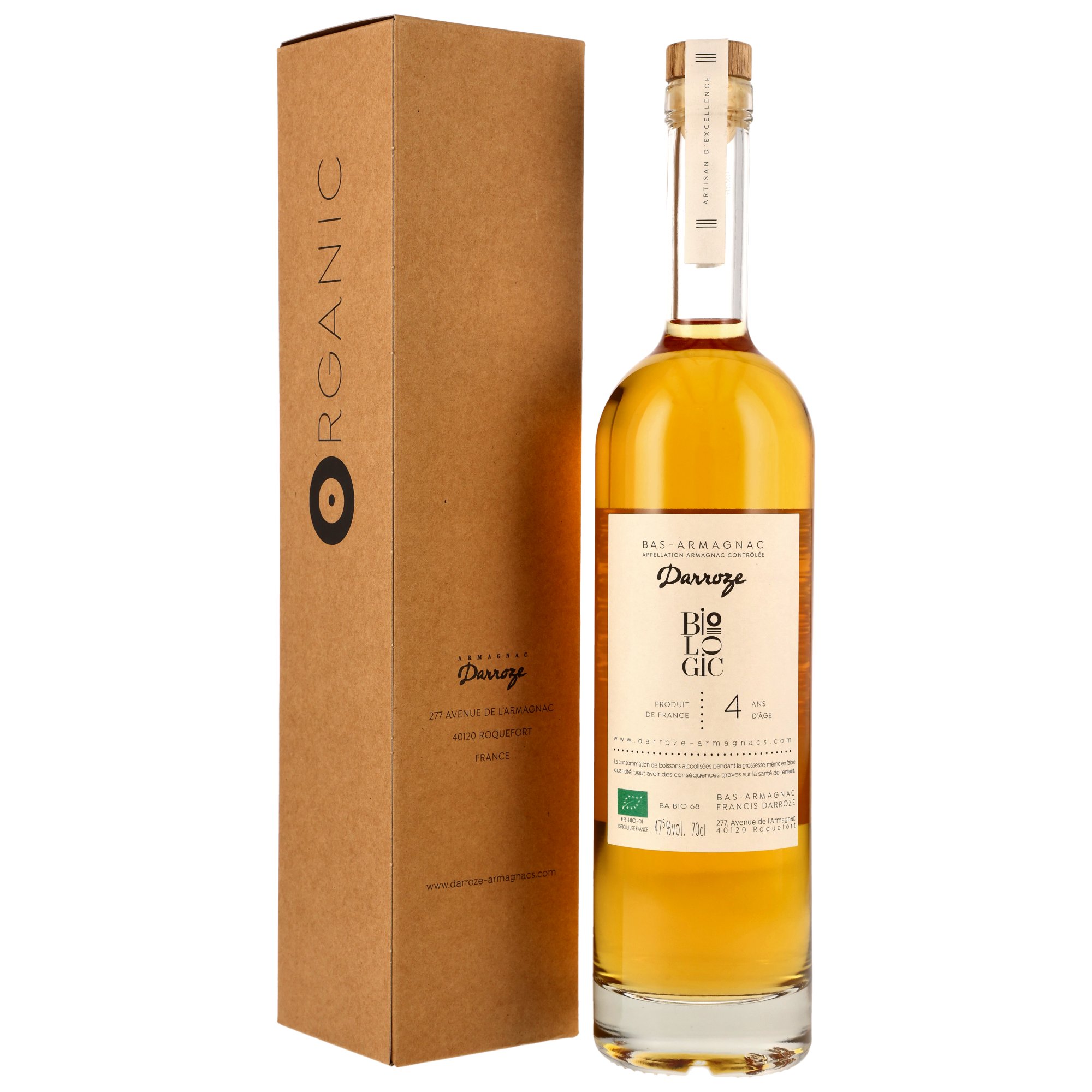 Darroze Biologic 4 ans - Armagnac Darroze