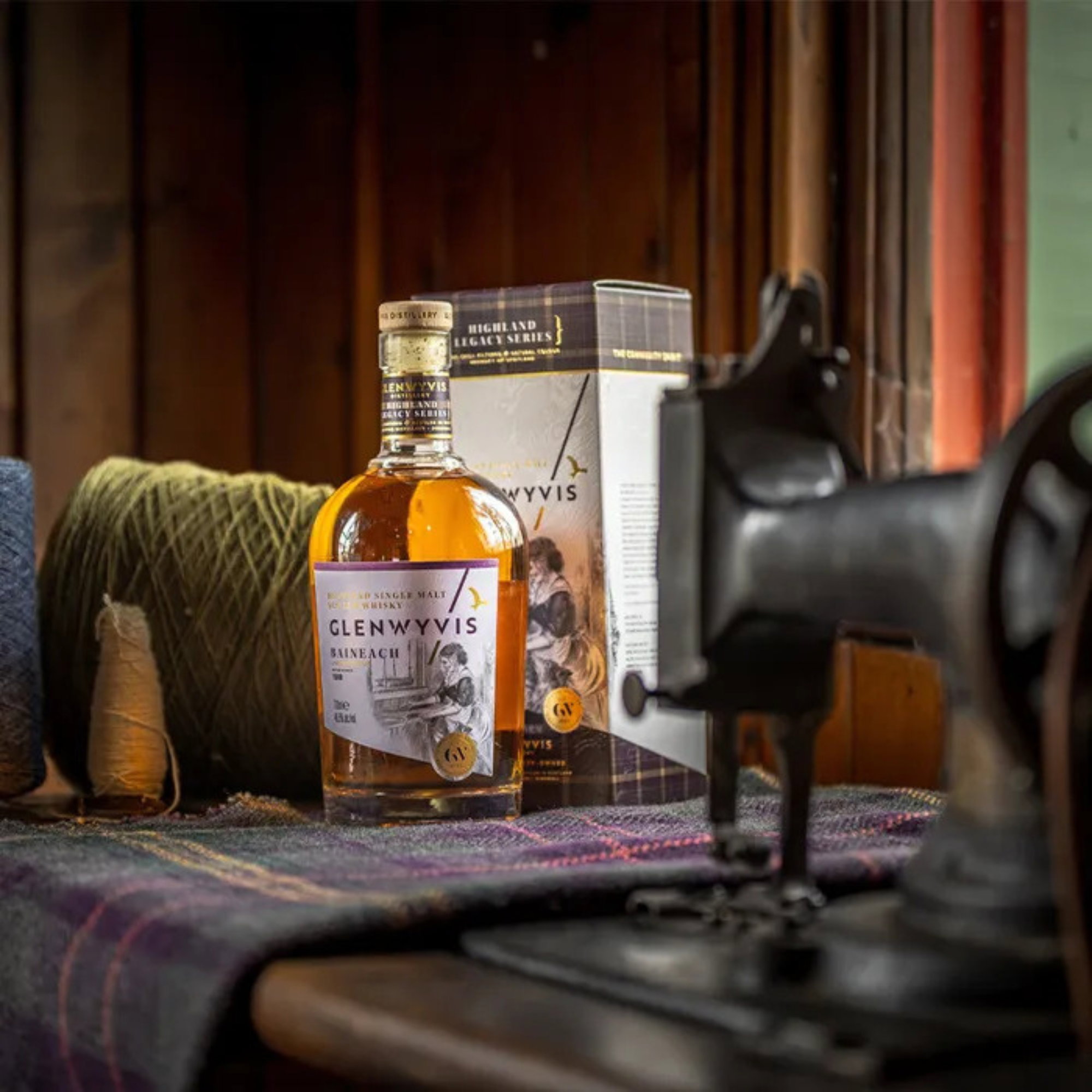 GlenWyvis Baineach - Highland Legacy Series - 1st Fill Ruby Port Barrique & Refill Oloroso Sherry Cask