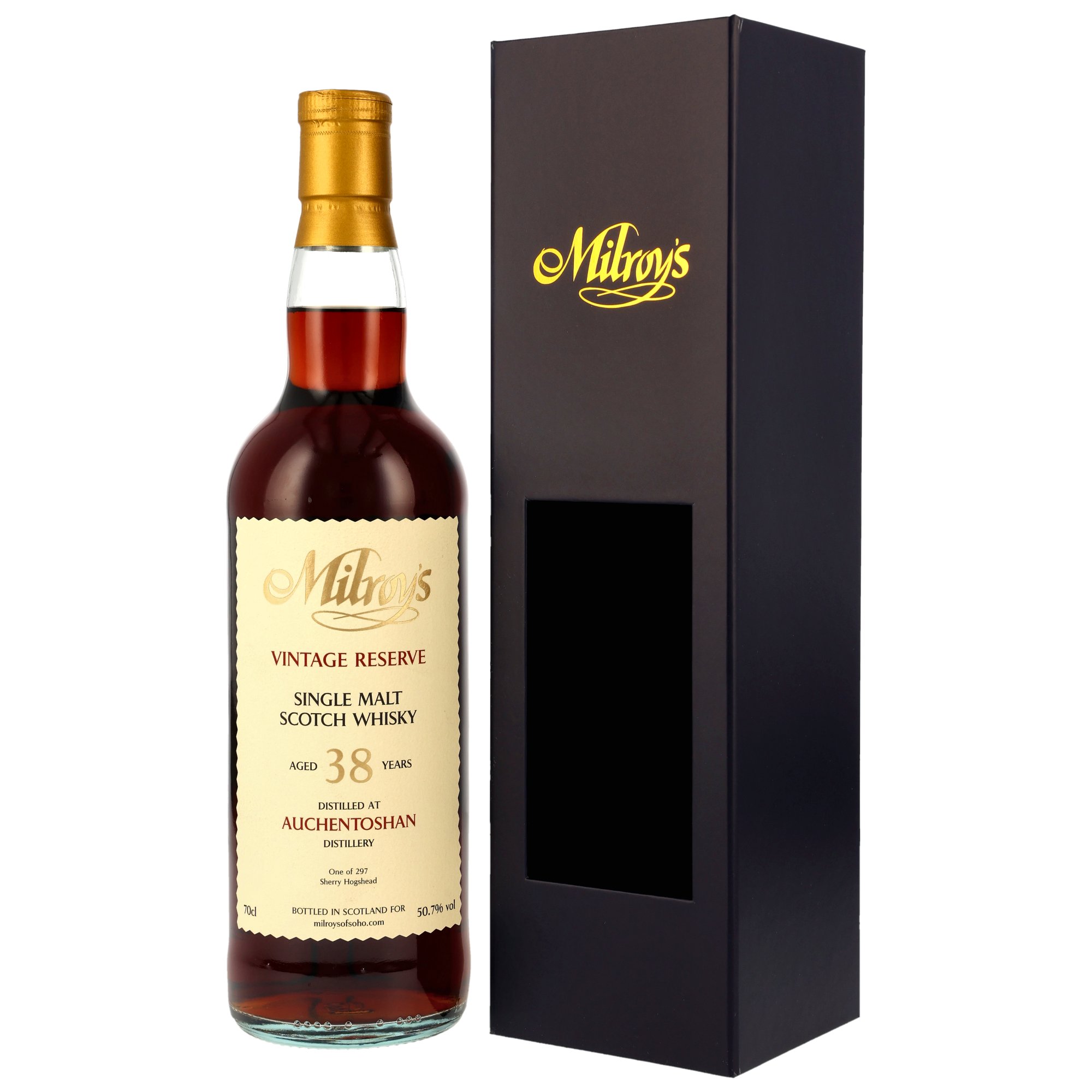Auchentoshan 1987/2026 - 38 y.o. - Sherry Hogshead #6 - Milroys