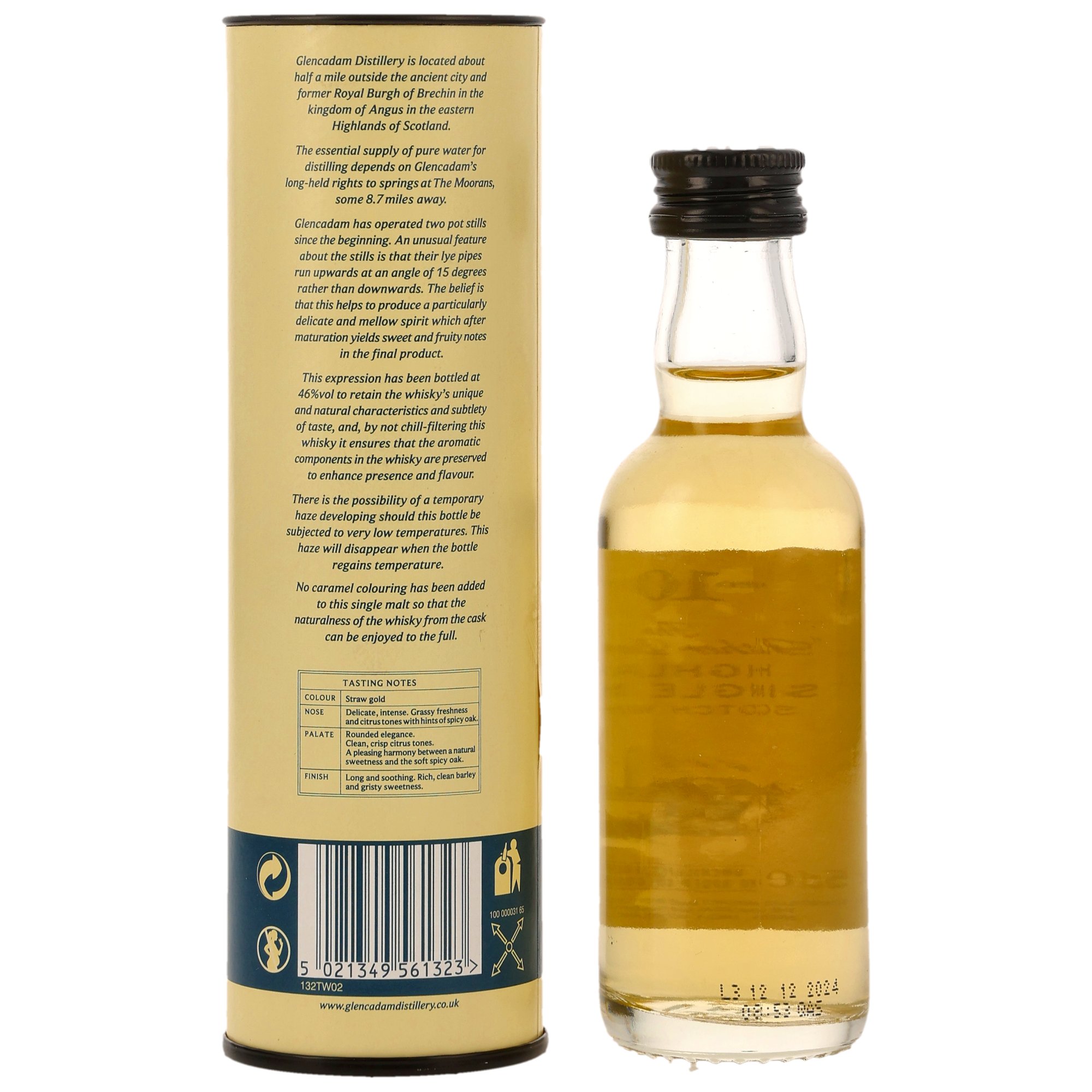Glencadam 10 y.o. - Mini 5cl Neue Ausstattung