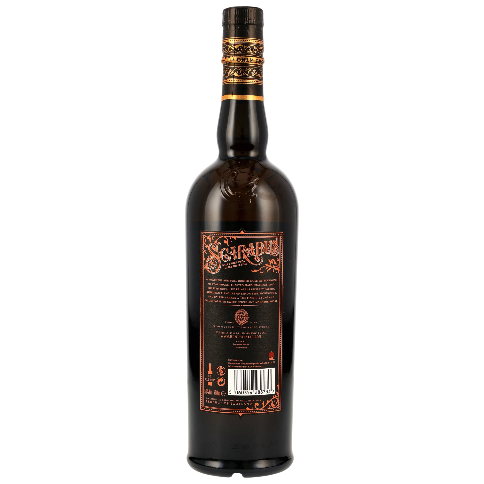 Scarabus Single Cask - Bourbon Barrel #12 - Hunter Laing