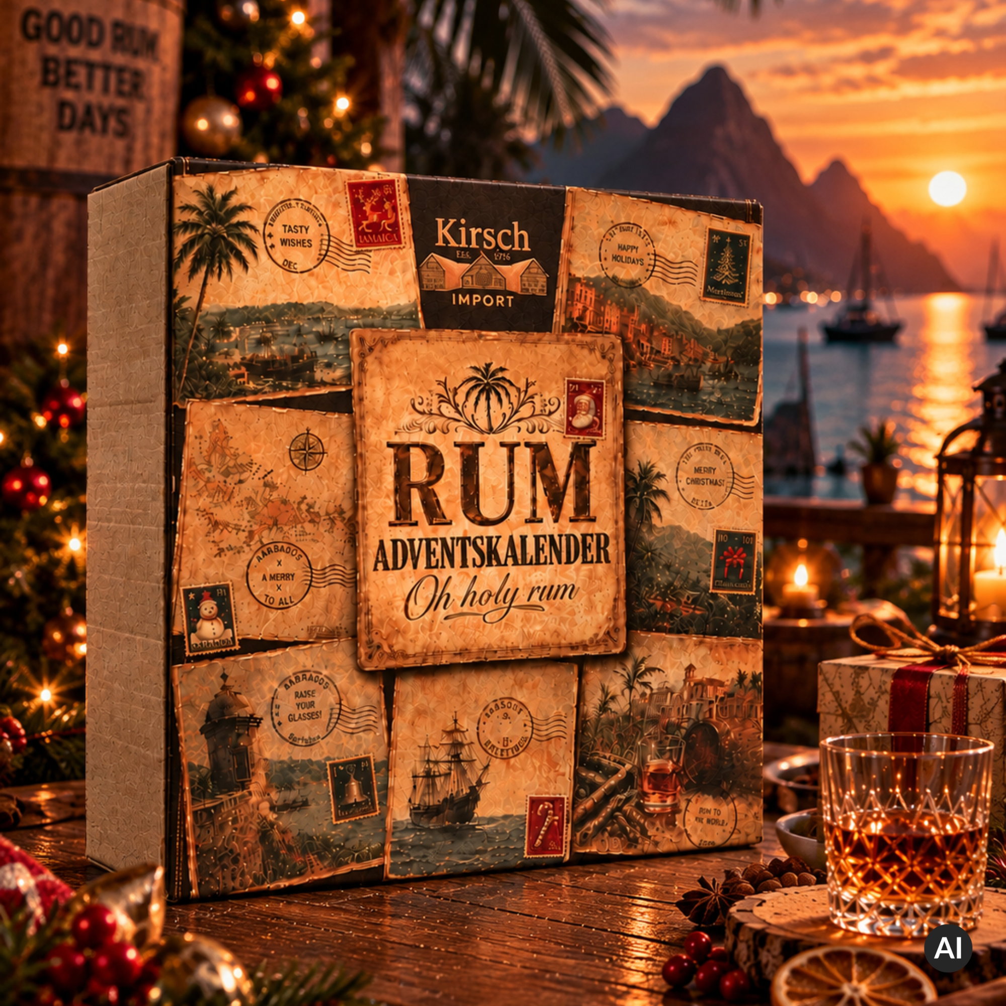 Adventskalender - RUM 24 x 0,02l | 5 VE pro Karton (2026)