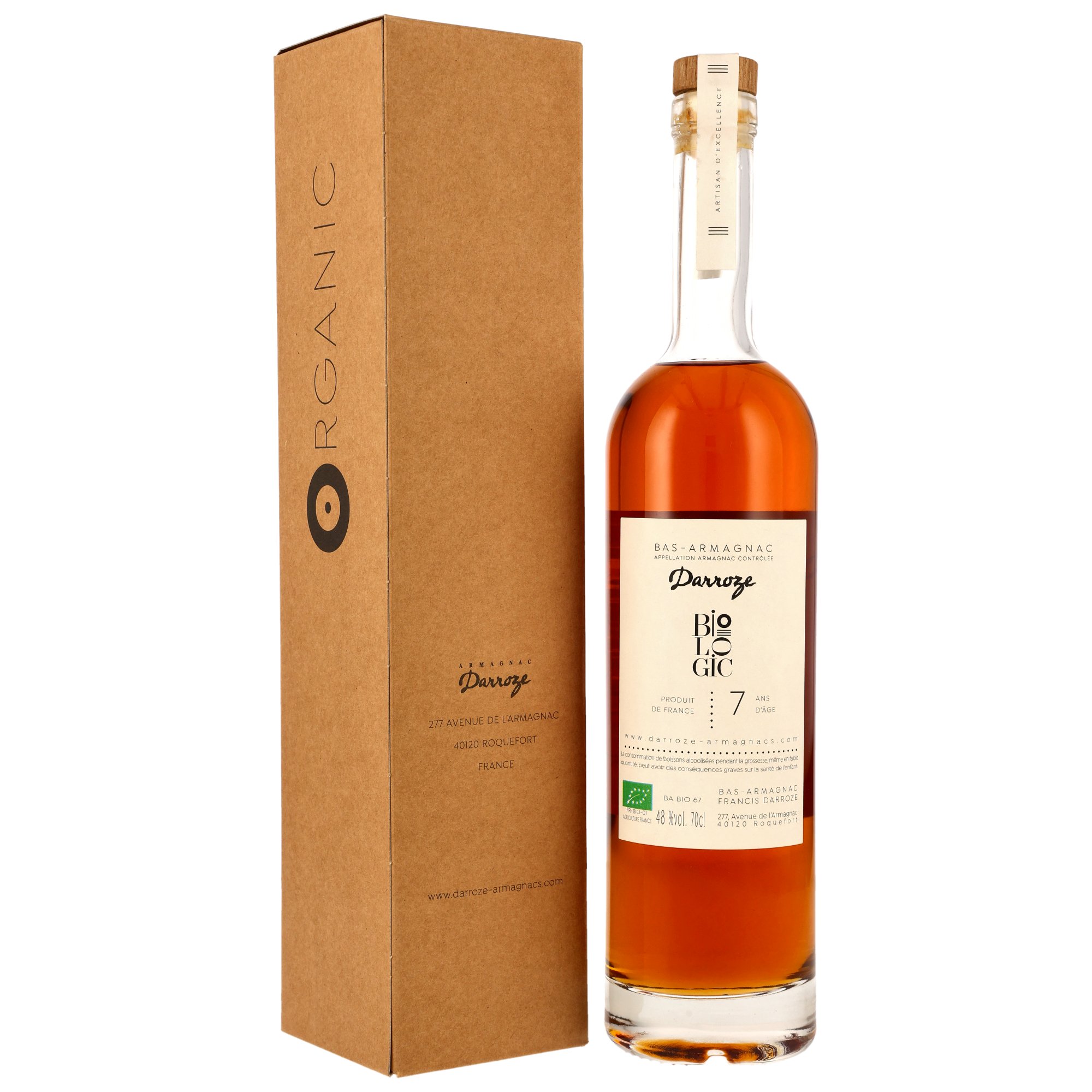 Darroze Biologic 7 ans - Armagnac Darroze