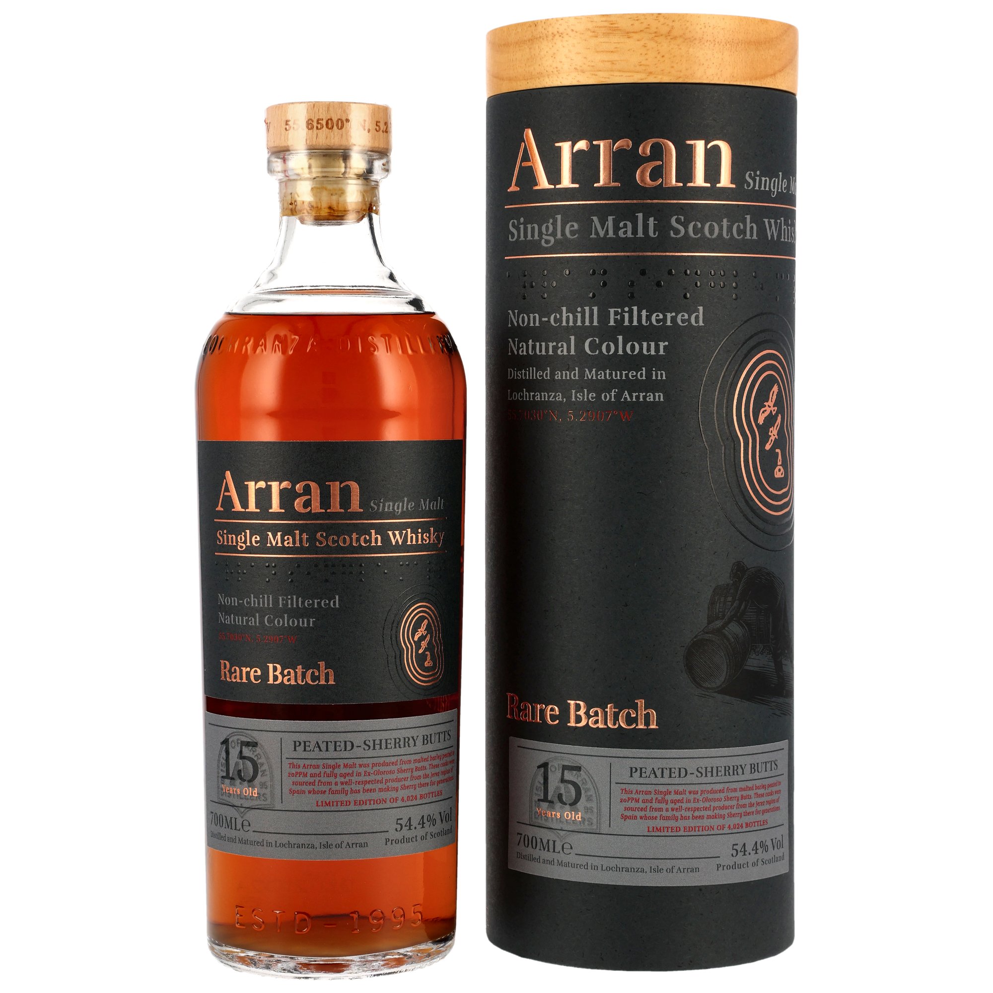 Arran 15 y.o. - Rare Batch Peated Sherry Butts