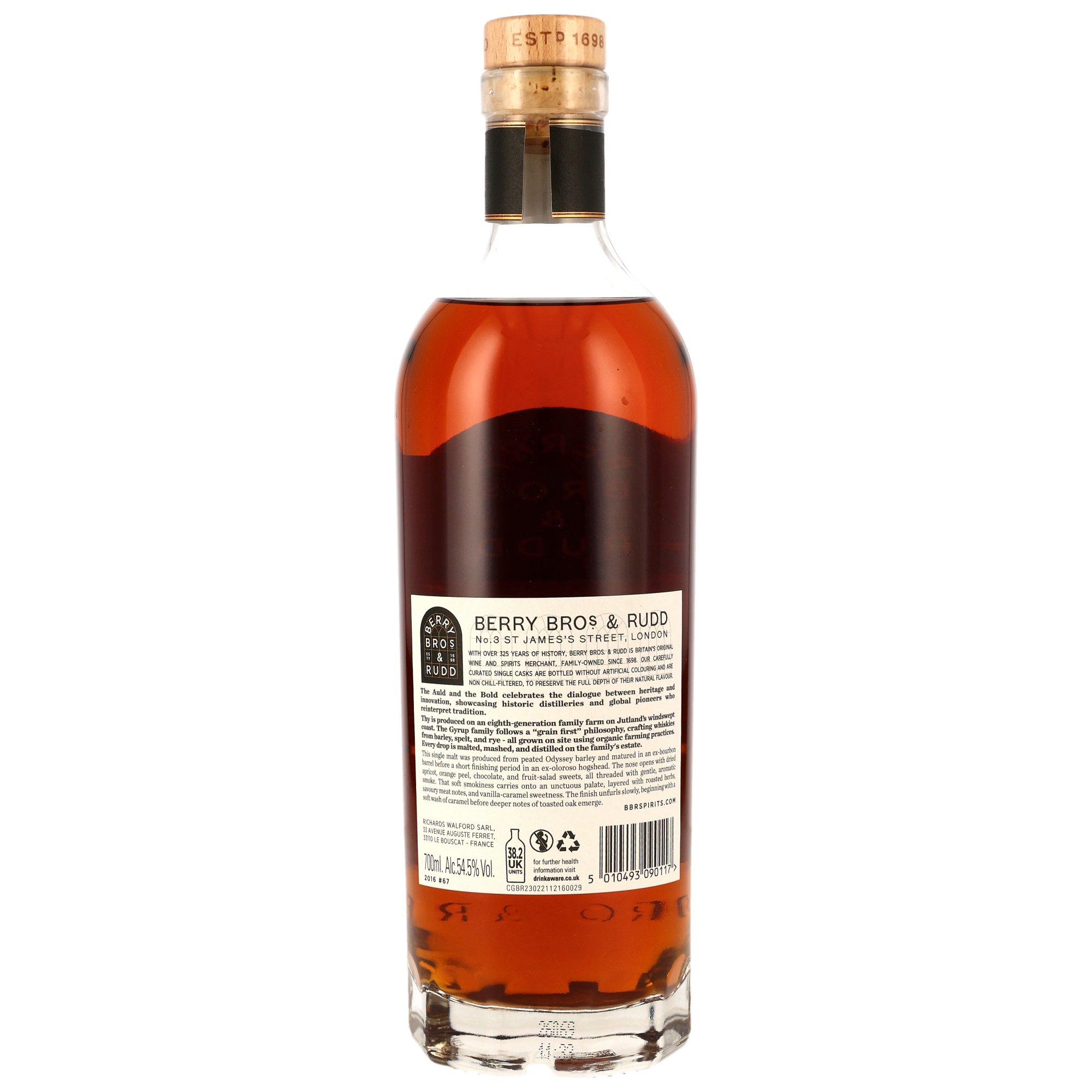 Thy 2016 - 9 y.o. - Oloroso Sherry Cask Finish #67 The Auld & The Bold (Berry Bros & Rudd)