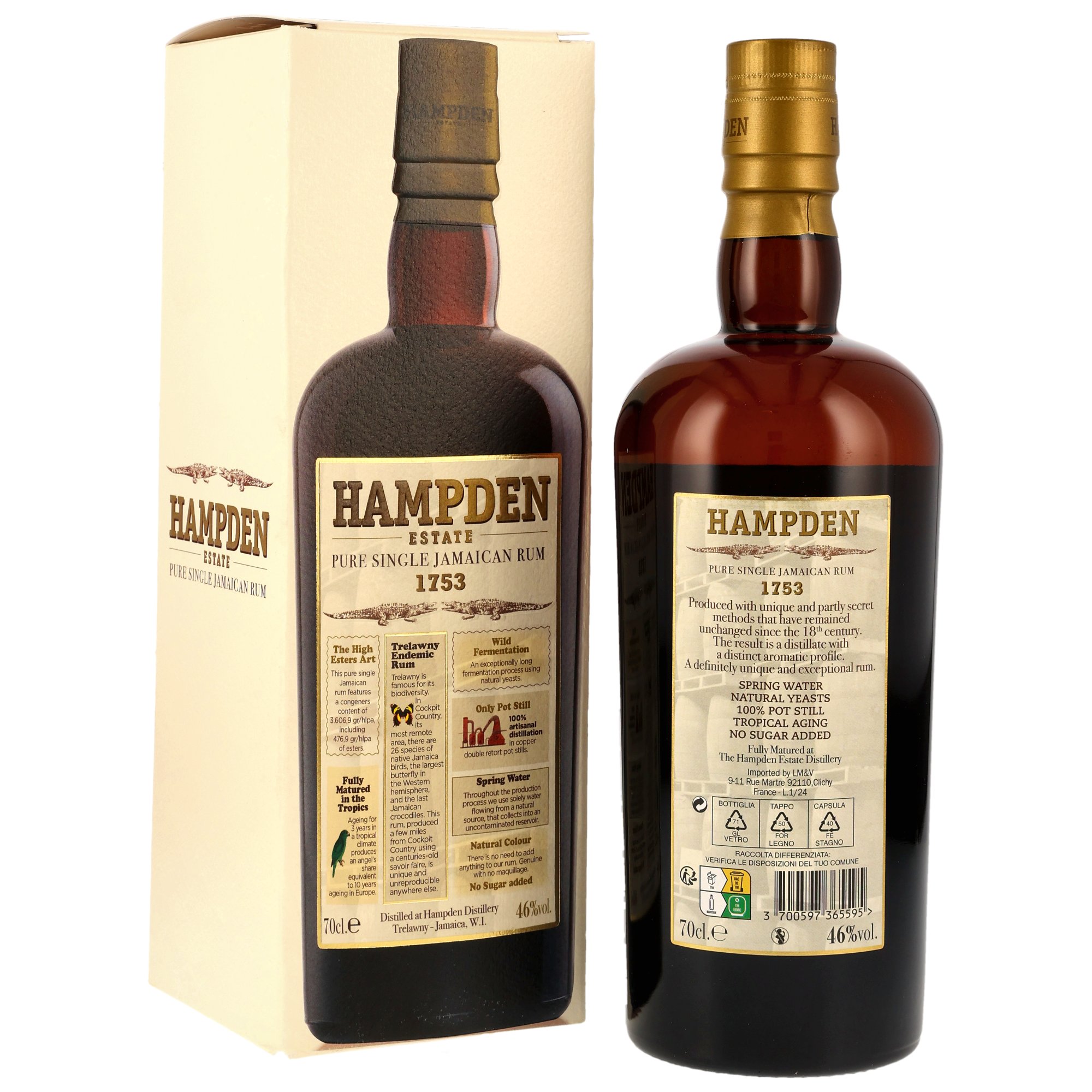 Hampden 1753 - Pure Single Jamaican Rum