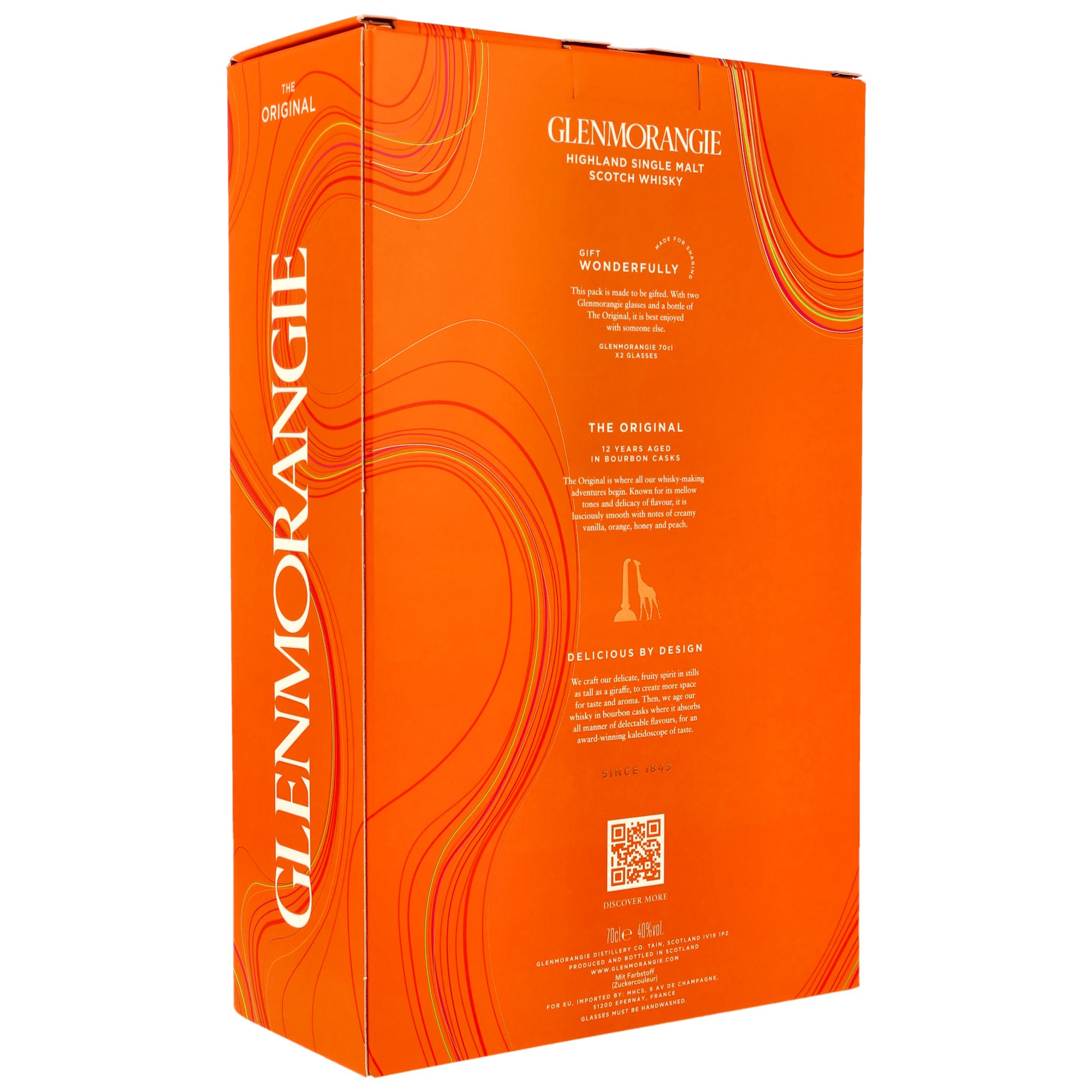 Glenmorangie 12 y.o. Original + 2 Gläser