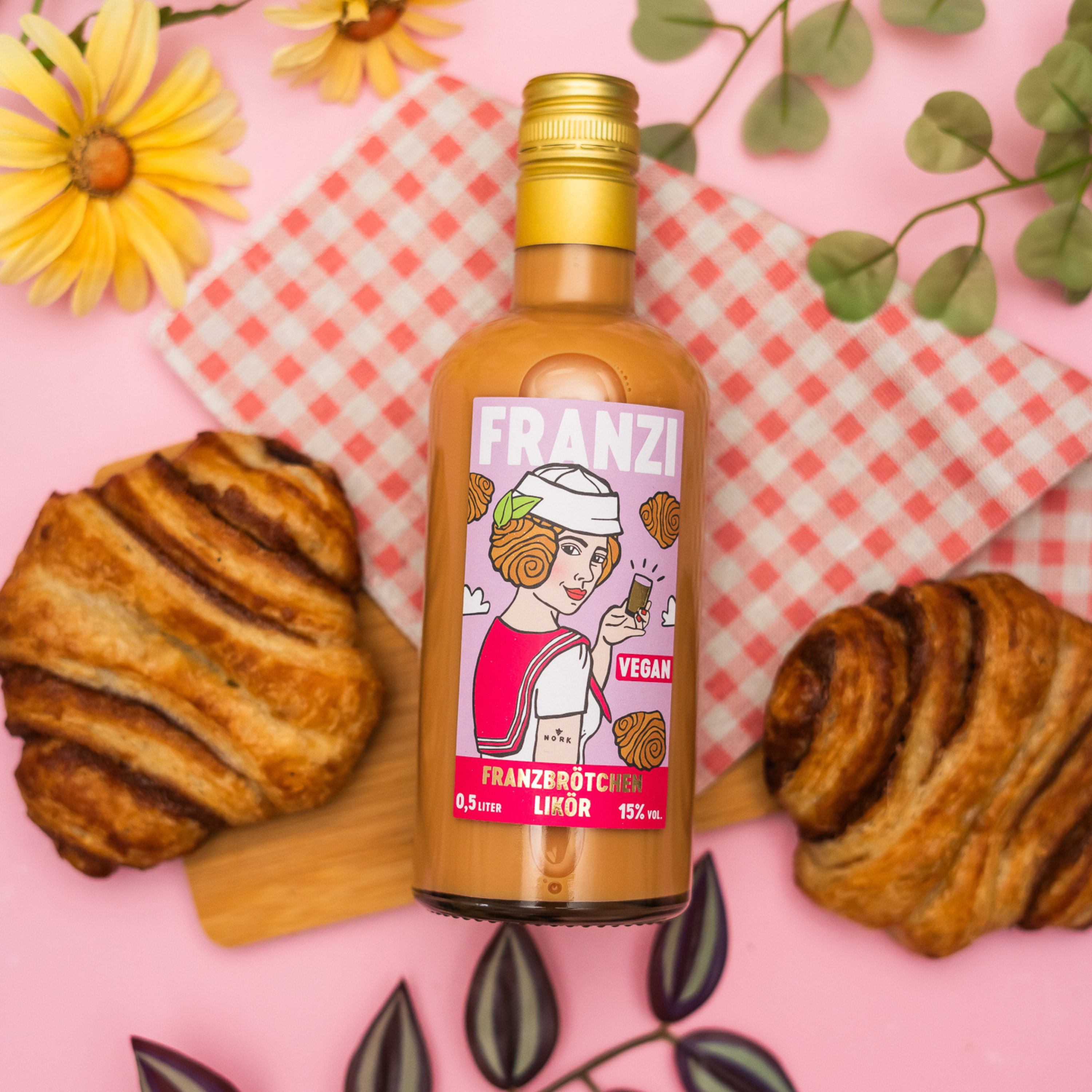 Franzi Franzbrötchenlikör Vegan