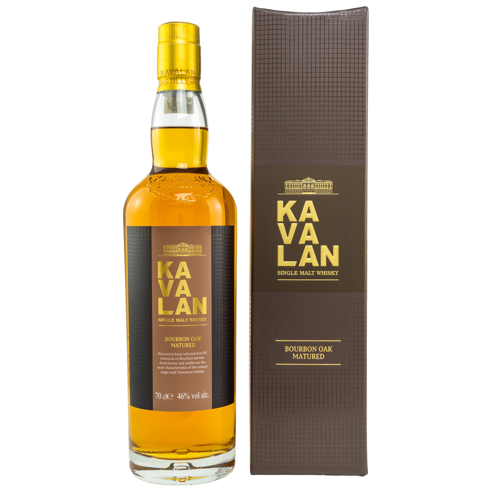 Kavalan Bourbon Oak 46% - 700ml