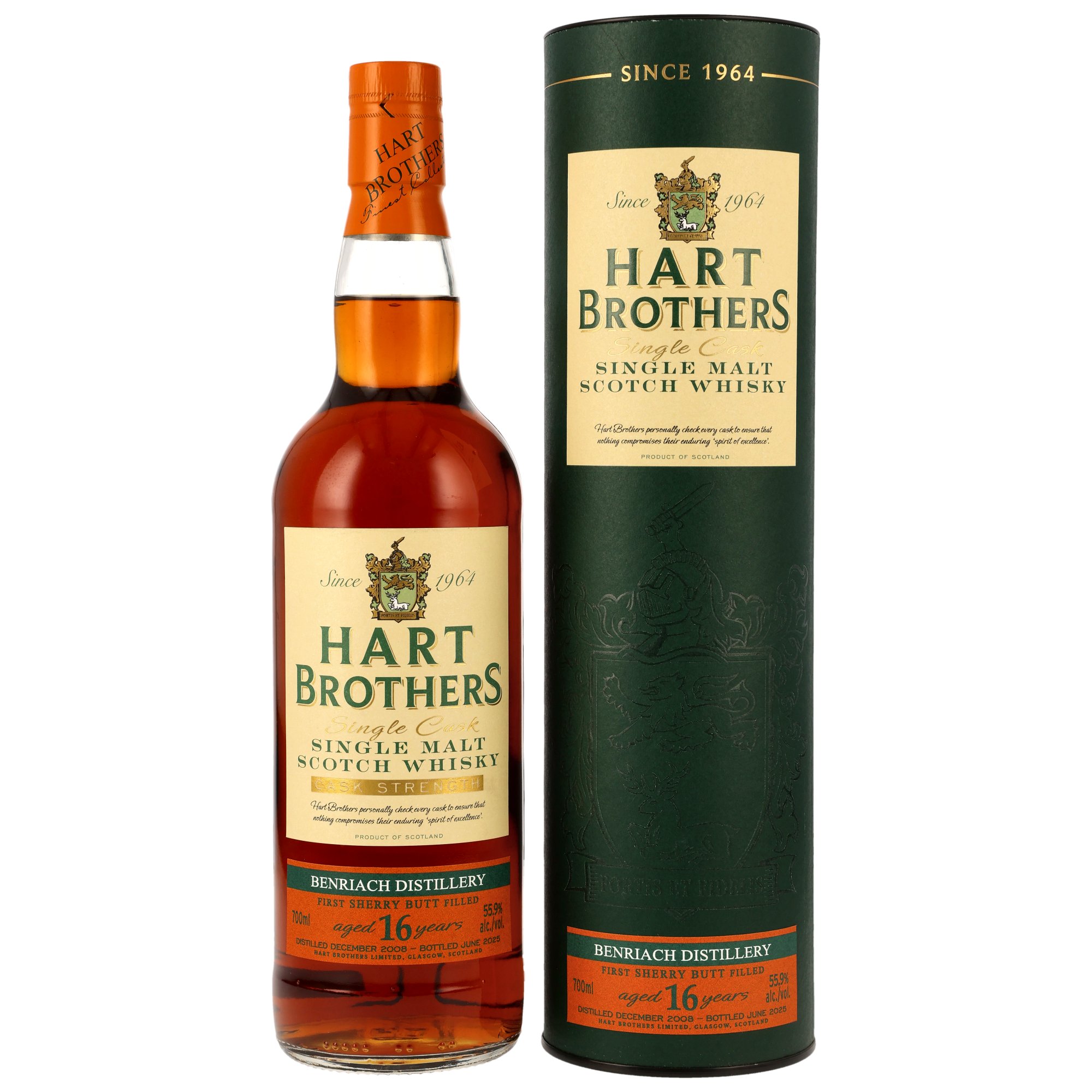 Benriach 2008/2025 - 16 y.o. - 1st Fill Sherry Butt - Hart Brothers