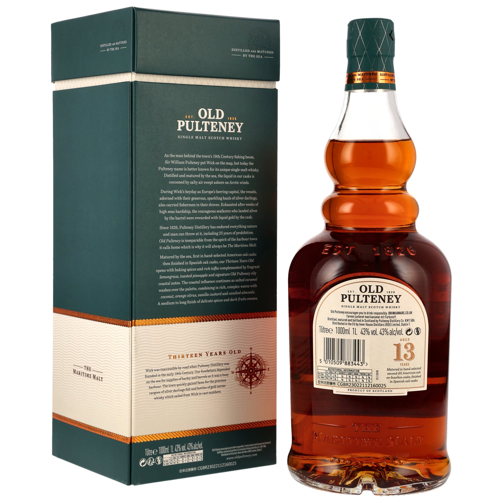 Old Pulteney 13 y.o. LITER
