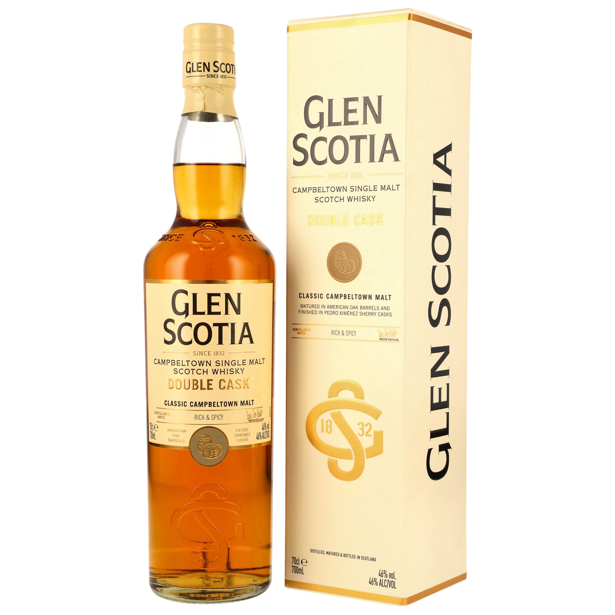 Glen Scotia Double Cask - PX Sherry Casks Finish - neue Ausstattung