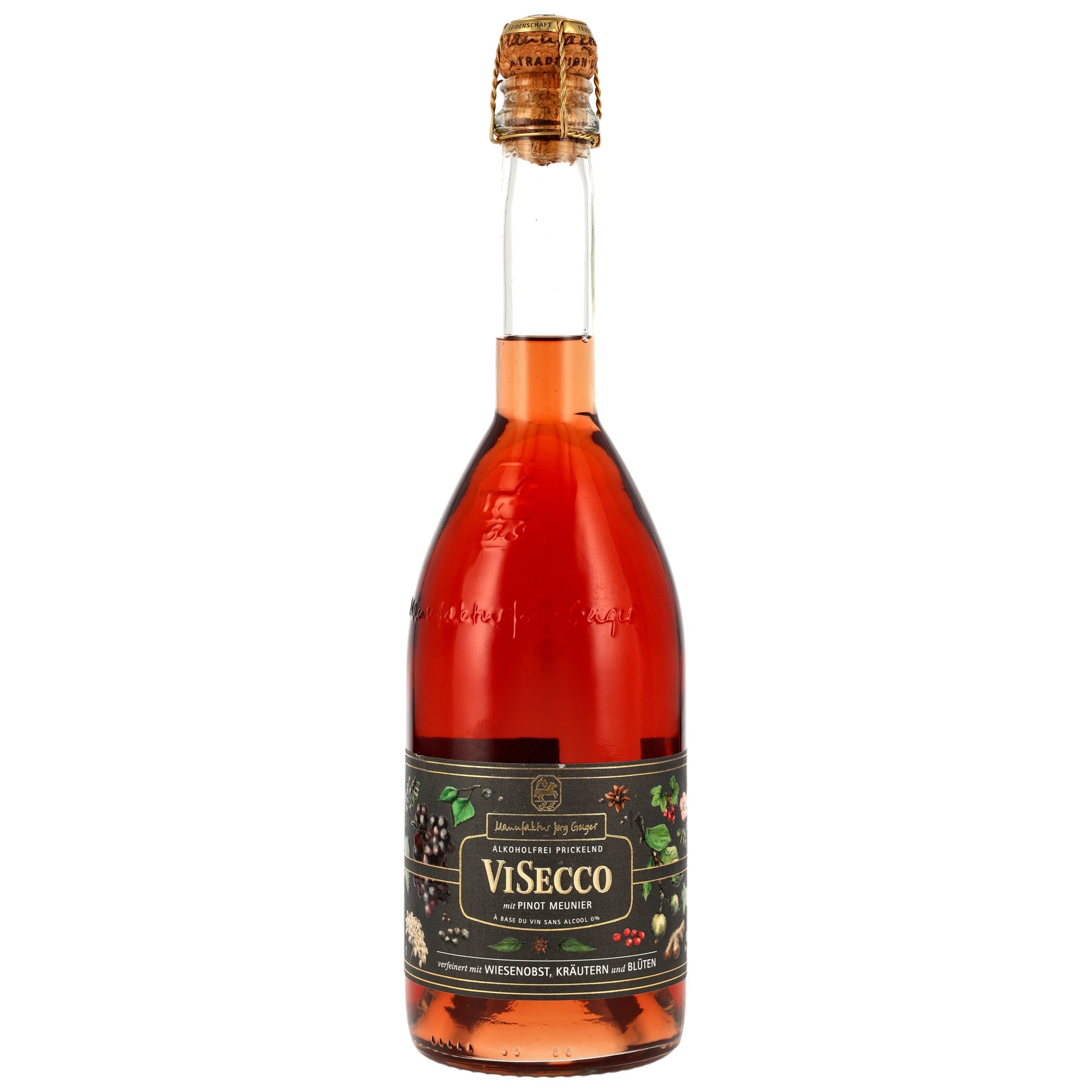 ViSecco Pinot Meunier Alkoholfrei - MHD-Artikel - Manufaktur Jörg Geiger