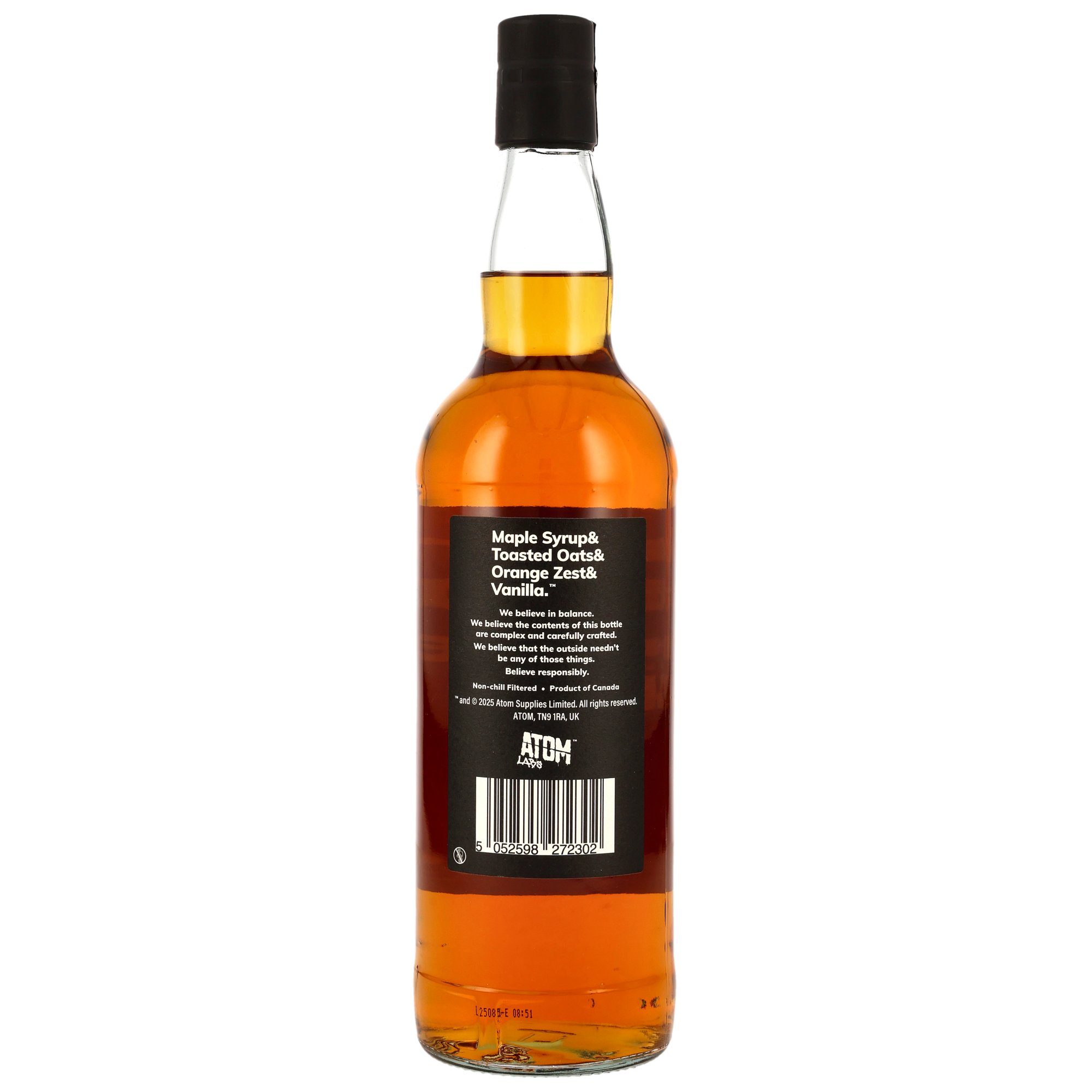 Maple Syrup & Toasted Oats & Orange Zest & Vanilla - 8 y.o. - Canadian Corn Whisky