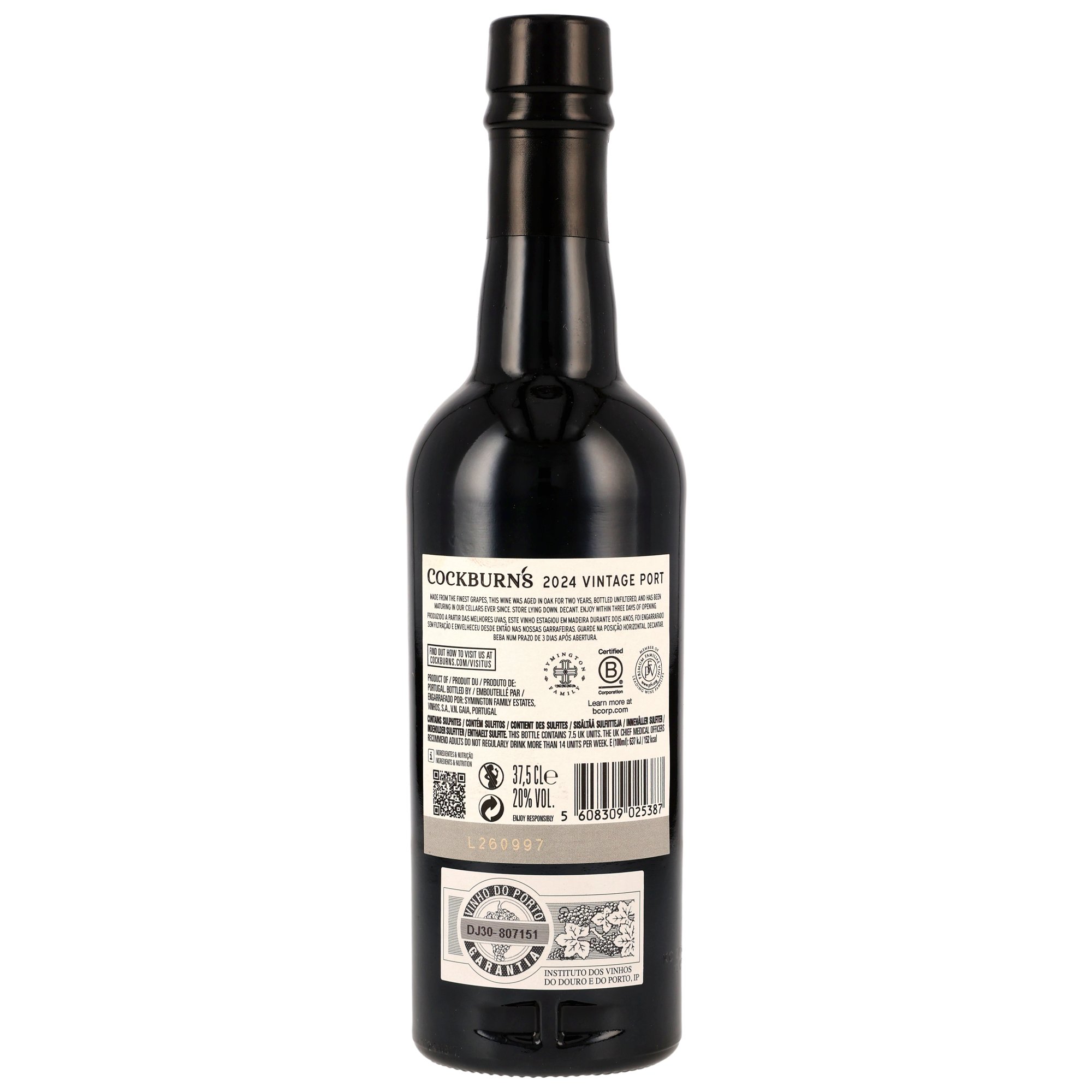 Cockburns 2024 Vintage Port 12x 375ml