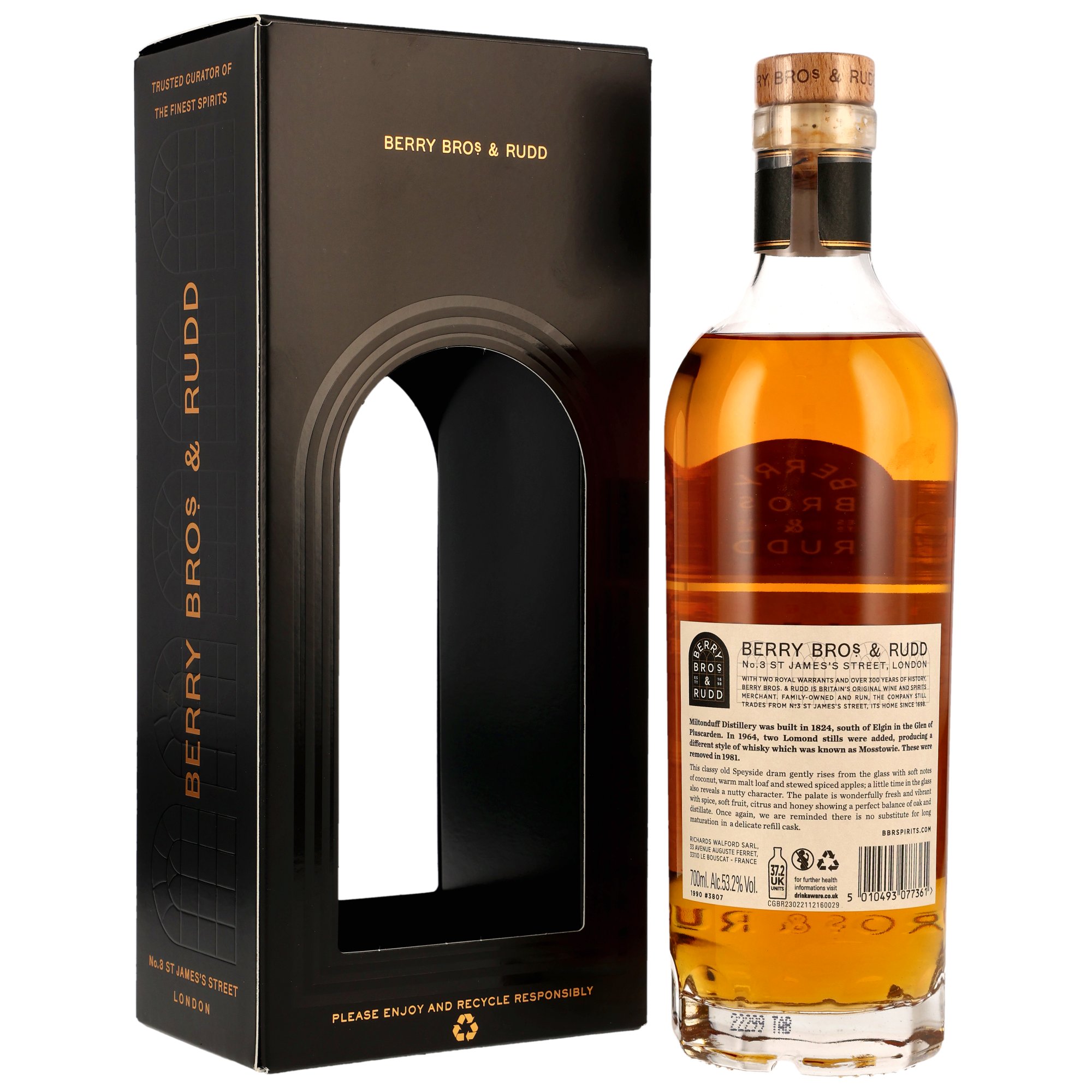 Miltonduff 1990/2022 - #3807 - (Berry Bros & Rudd)