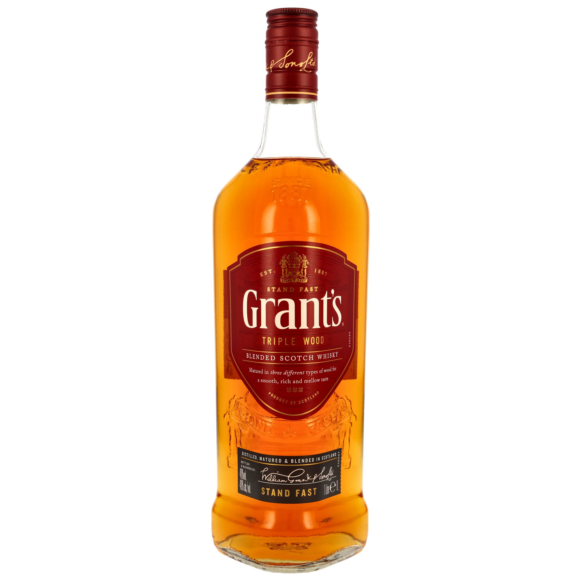 Grant's Triple Wood Blended Scotch - LITER