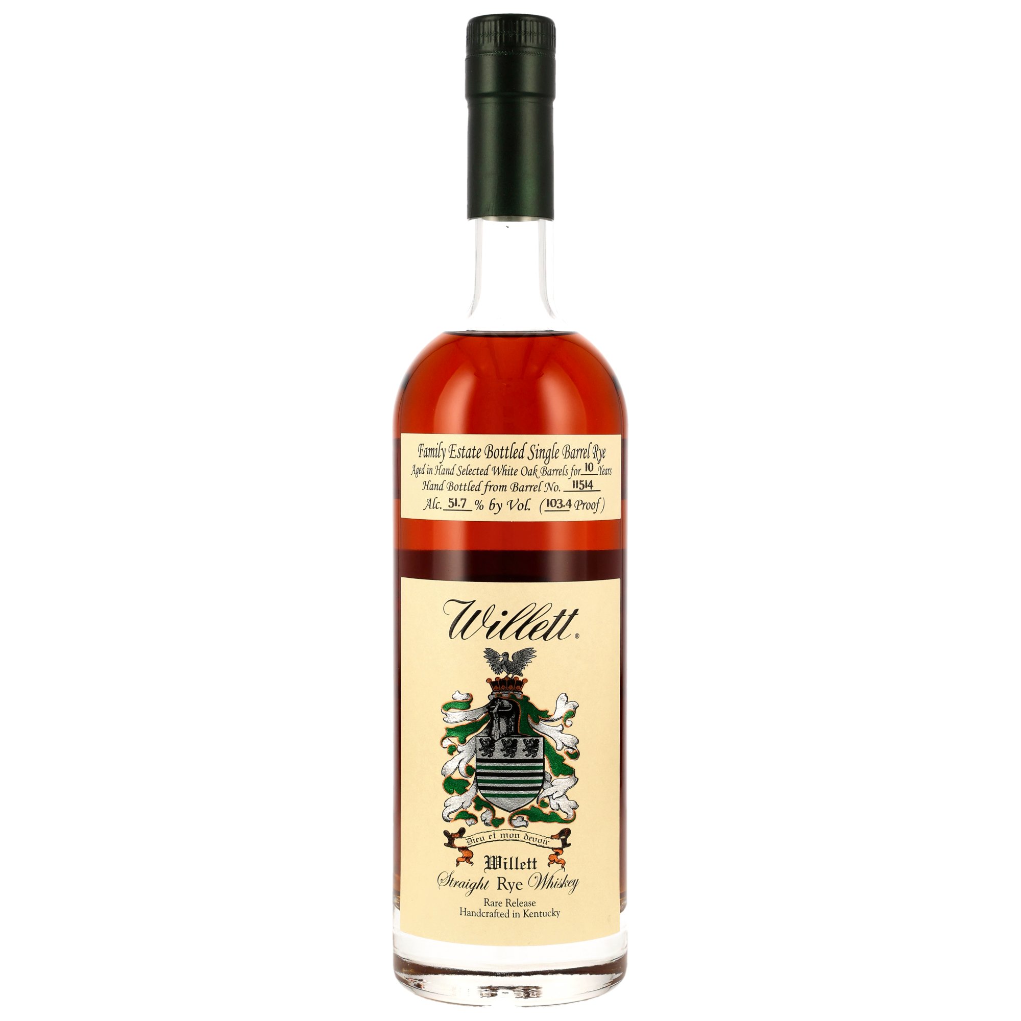 Willett 10 y.o. Rye Single Barrel #11514