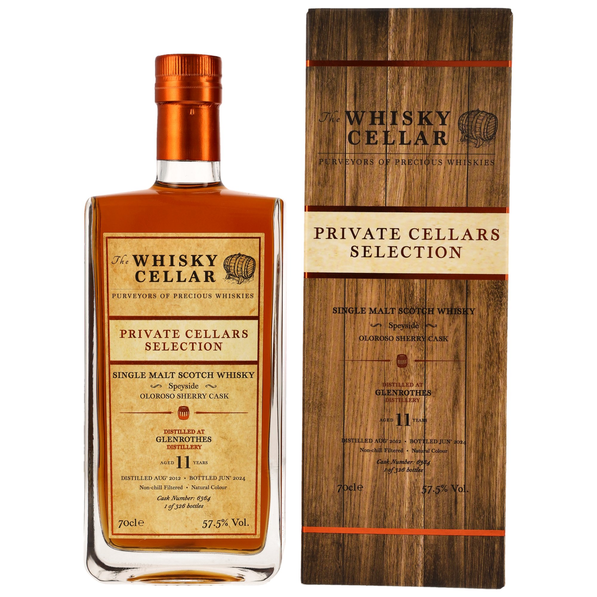 Glenrothes 2012/2024 - 11 y.o. - Oloroso Sherry #6364 (The Whisky Cellar)