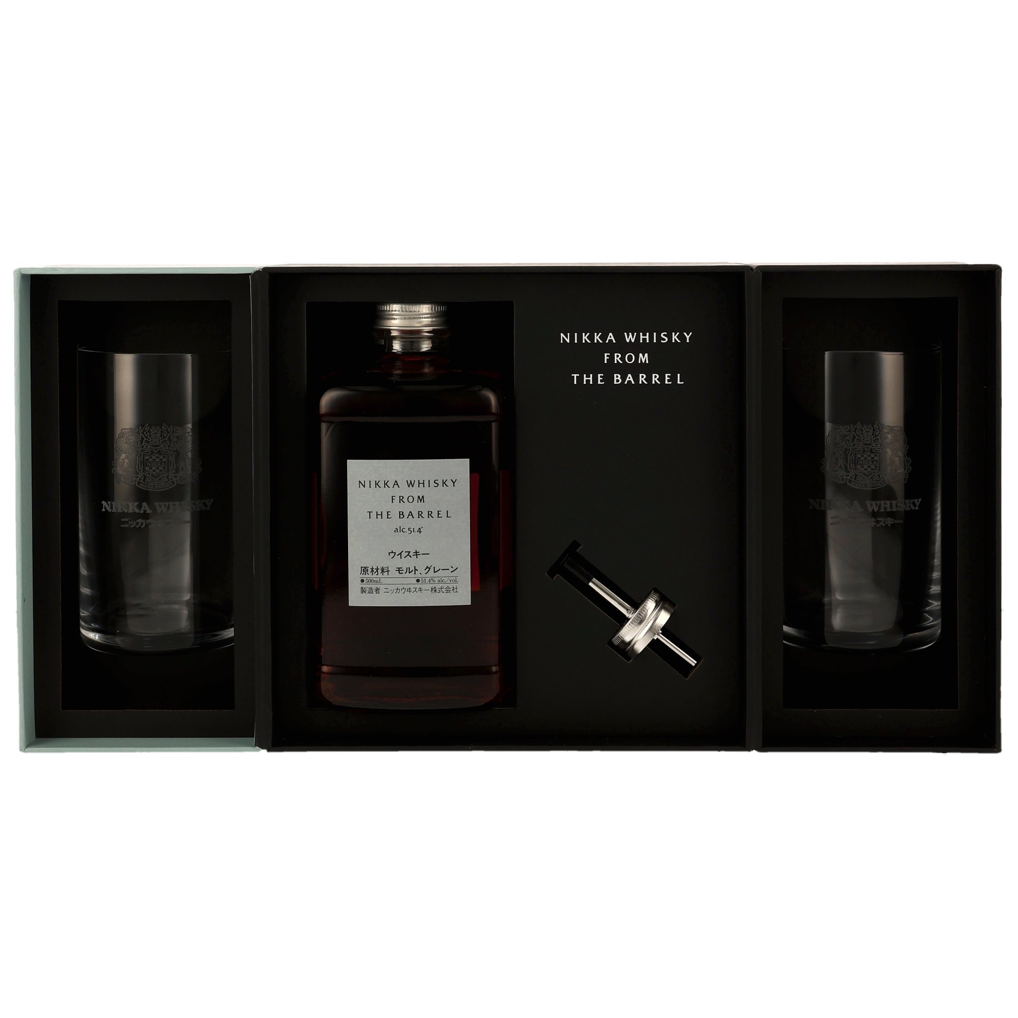Nikka Whisky From the Barrel mit 2 Gläsern & Ausgießer - neue Ausstattung 2026