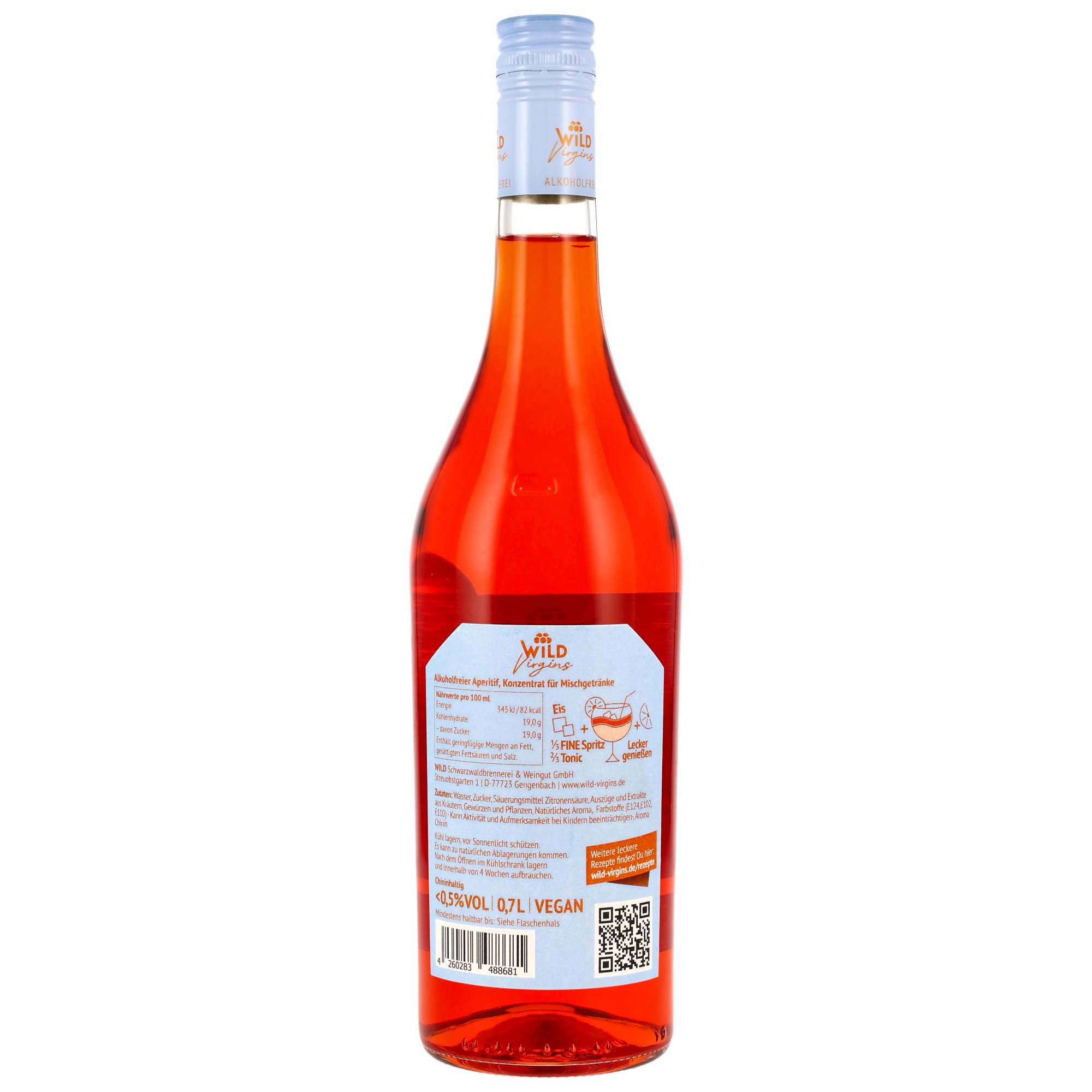 Franz Wild FINE Spritz (alkoholfrei) MHD Artikel (Falstaff 95)