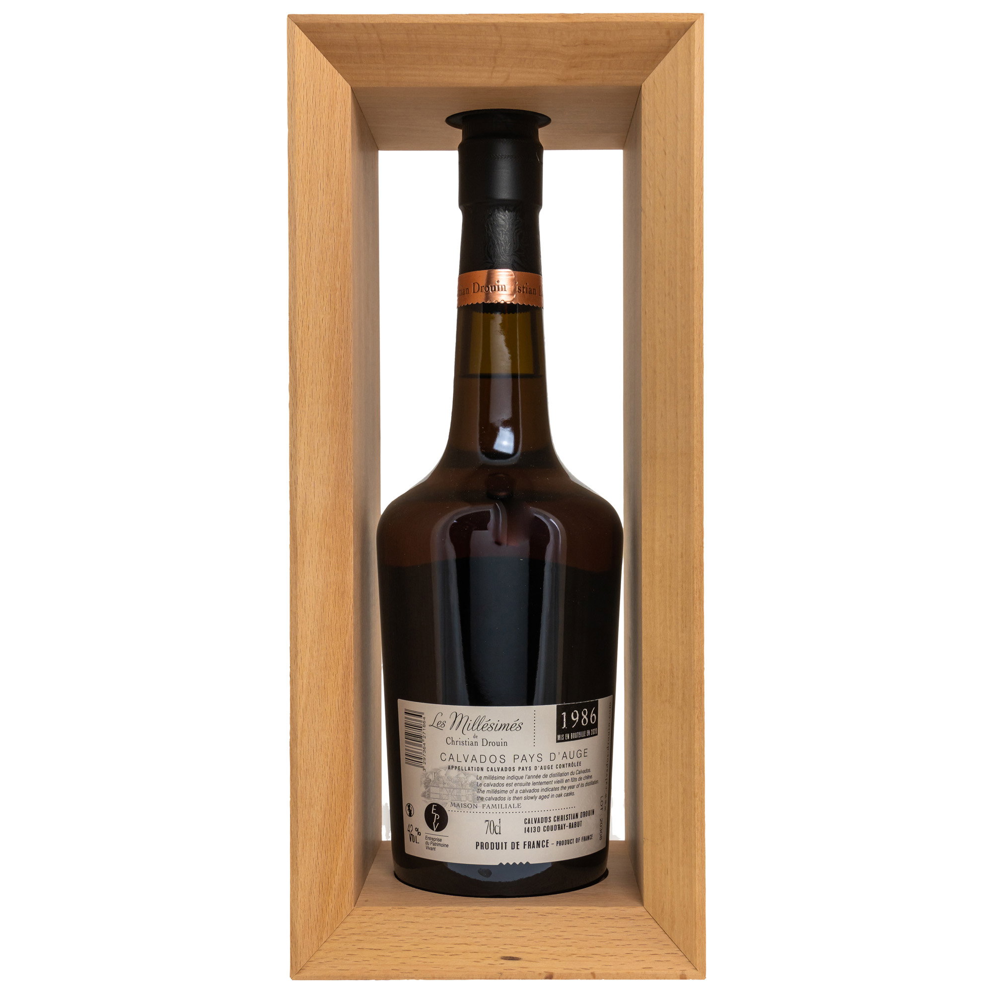 Christian Drouin Millésime 1986/2020 Calvados Pays d'Auge