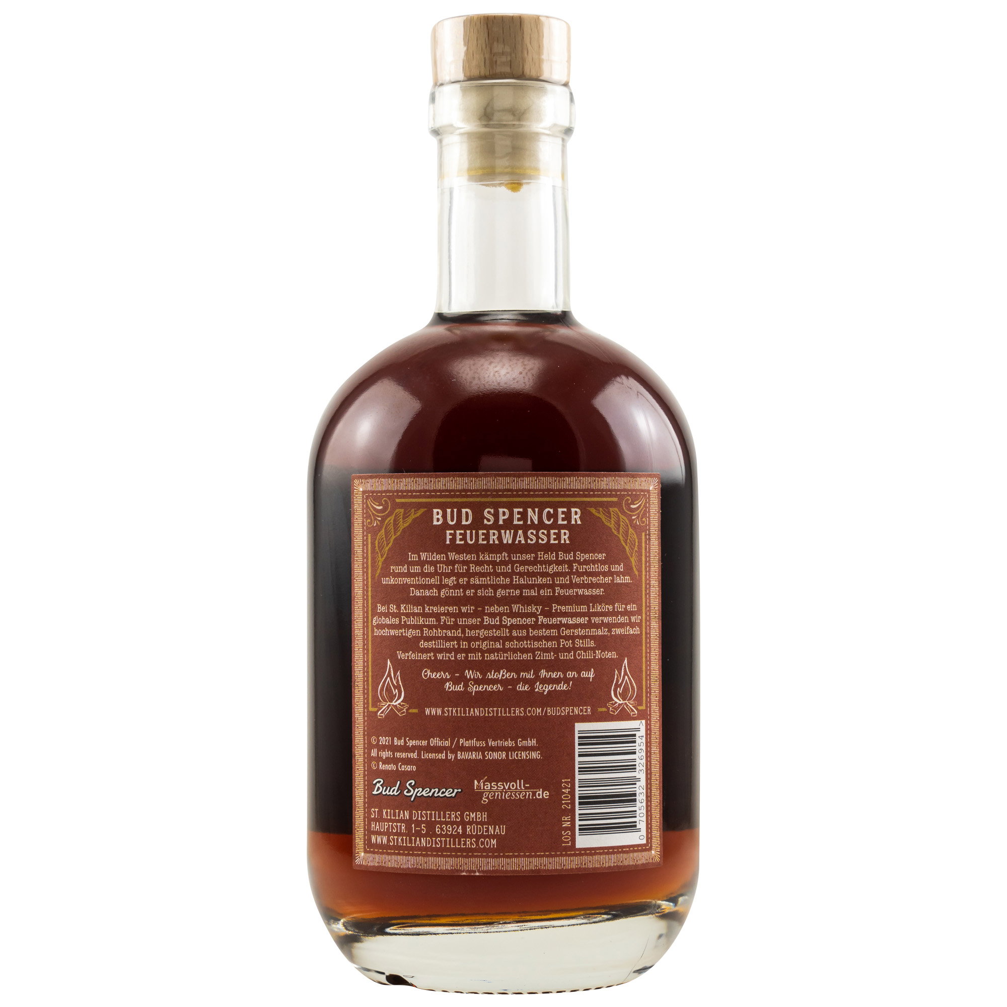 Bud Spencer The Legend Feuerwasser Chili-Zimt-Likör