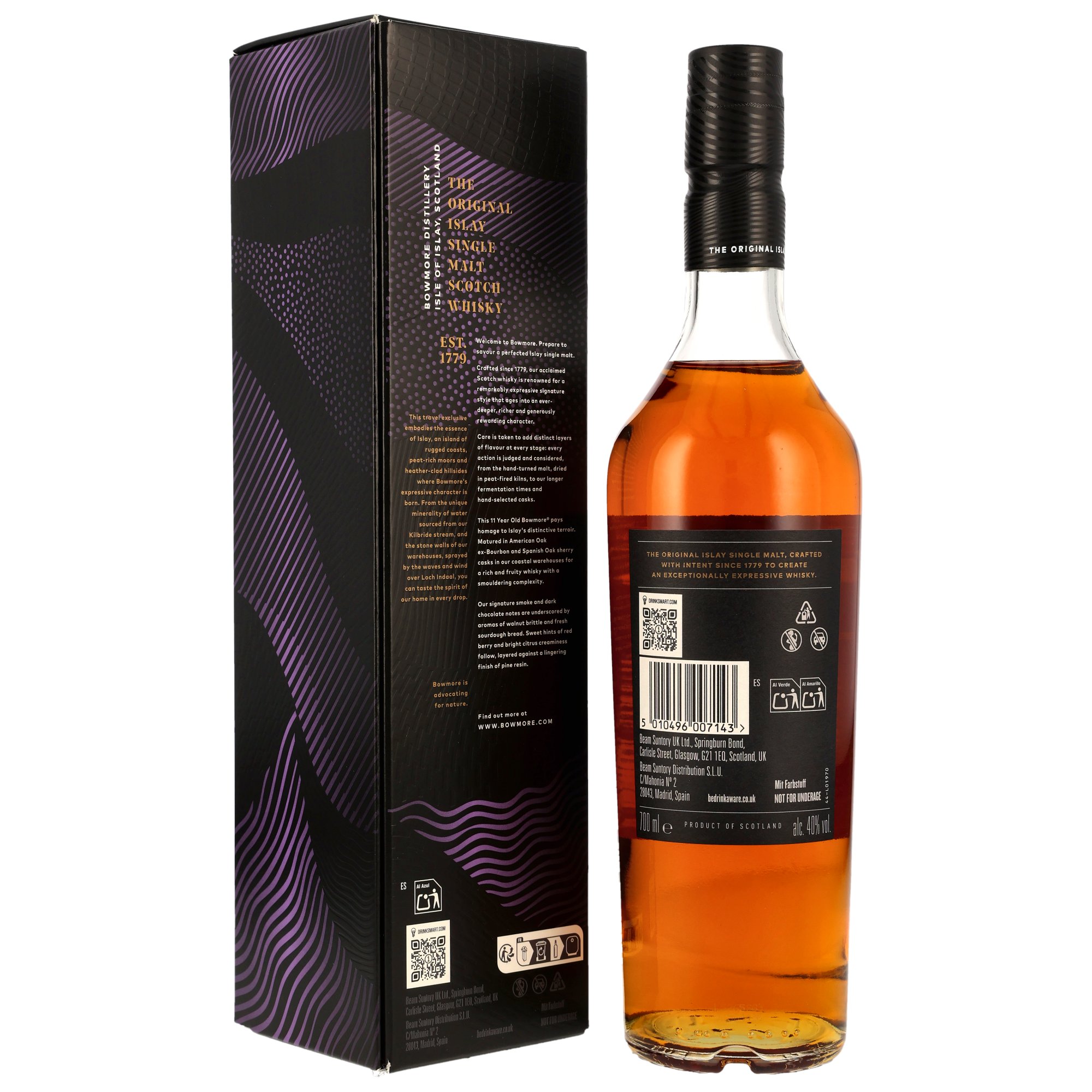 Bowmore 11 y.o. - Bourbon & Spanish Oak Sherry Casks