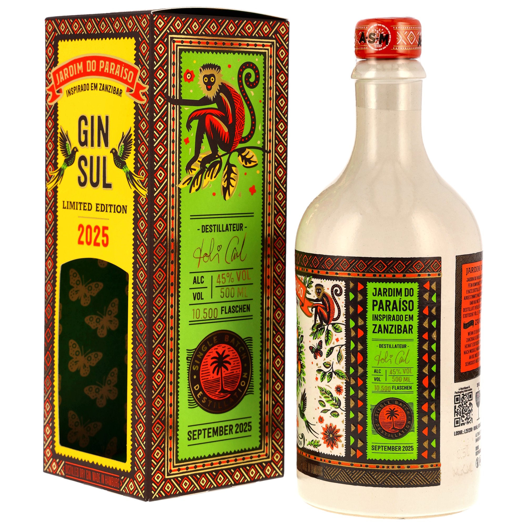 Gin Sul Jardim do Paraiso Zanzibar Limited Edition 2025