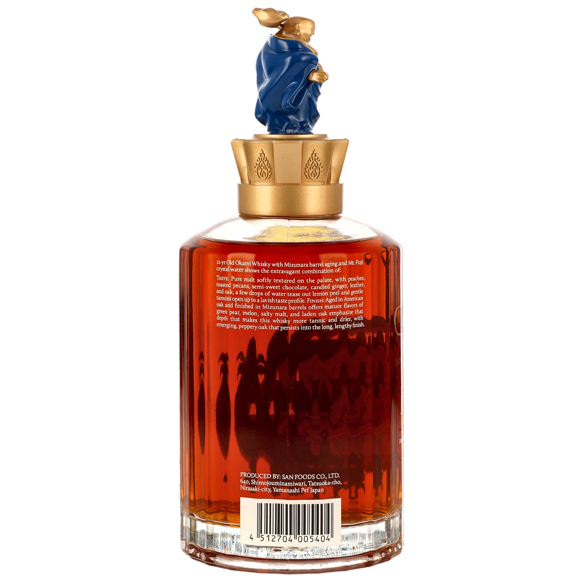 Okami 12 y.o. Pure Malt - Mizunara Casks Finish