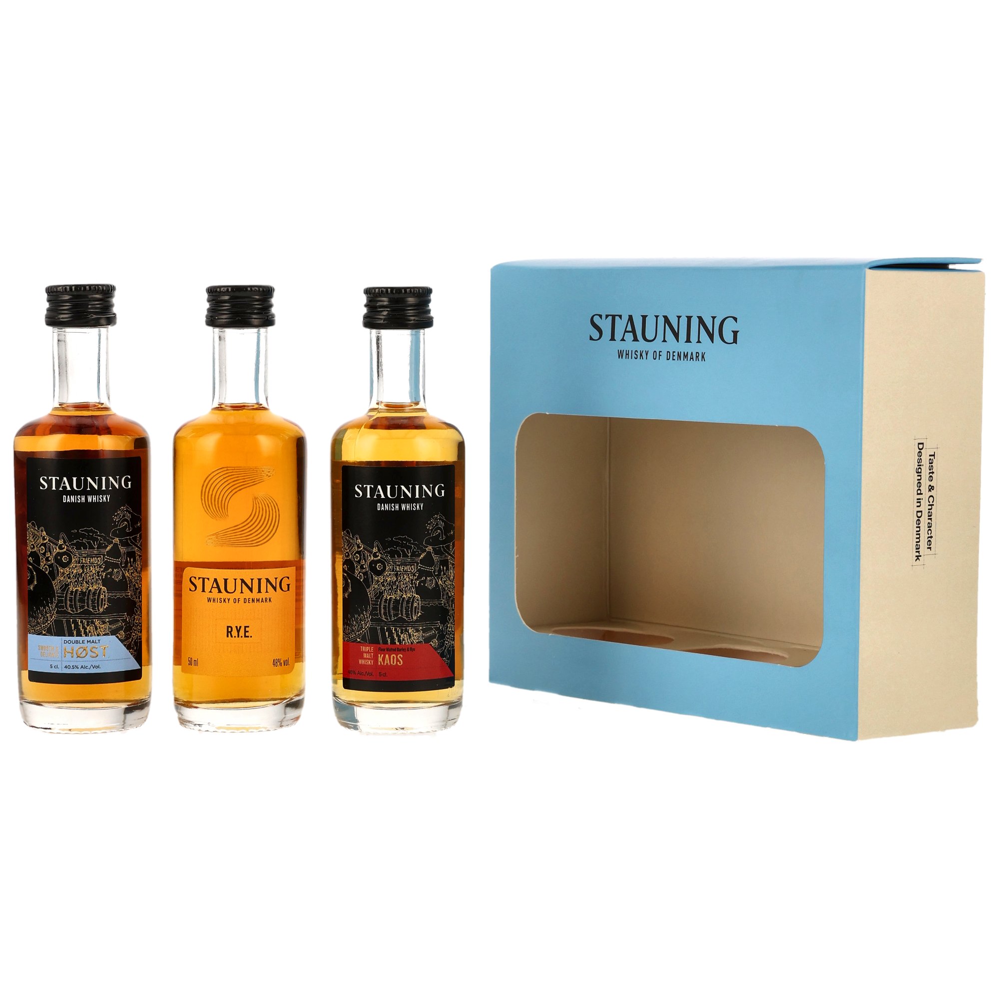 Stauning Core Set Mini Collection - Danish Whisky - Neue Ausstattung