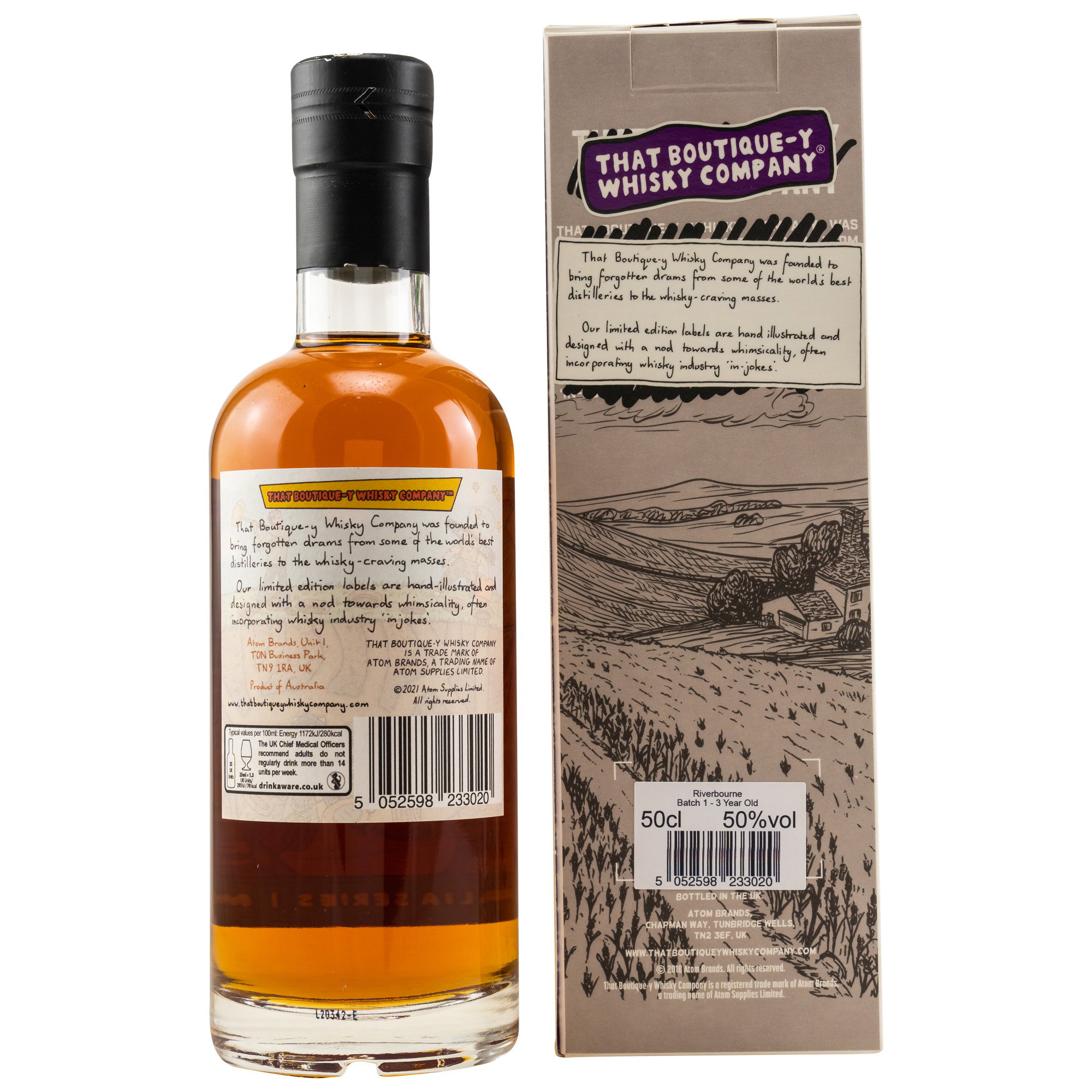Riverbourne 3 y.o. - Batch 1 (That Boutique-Y Whisky Company) - UVP: 109,90€