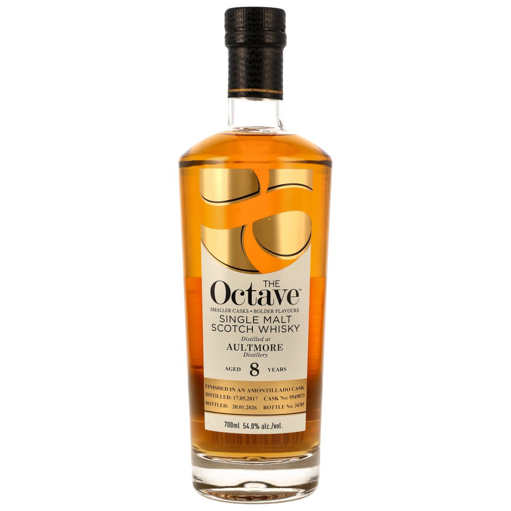 Aultmore 2017 2026 8 Jahre Duncan Taylor The Octave Amontillado Sherry Cask Finish
