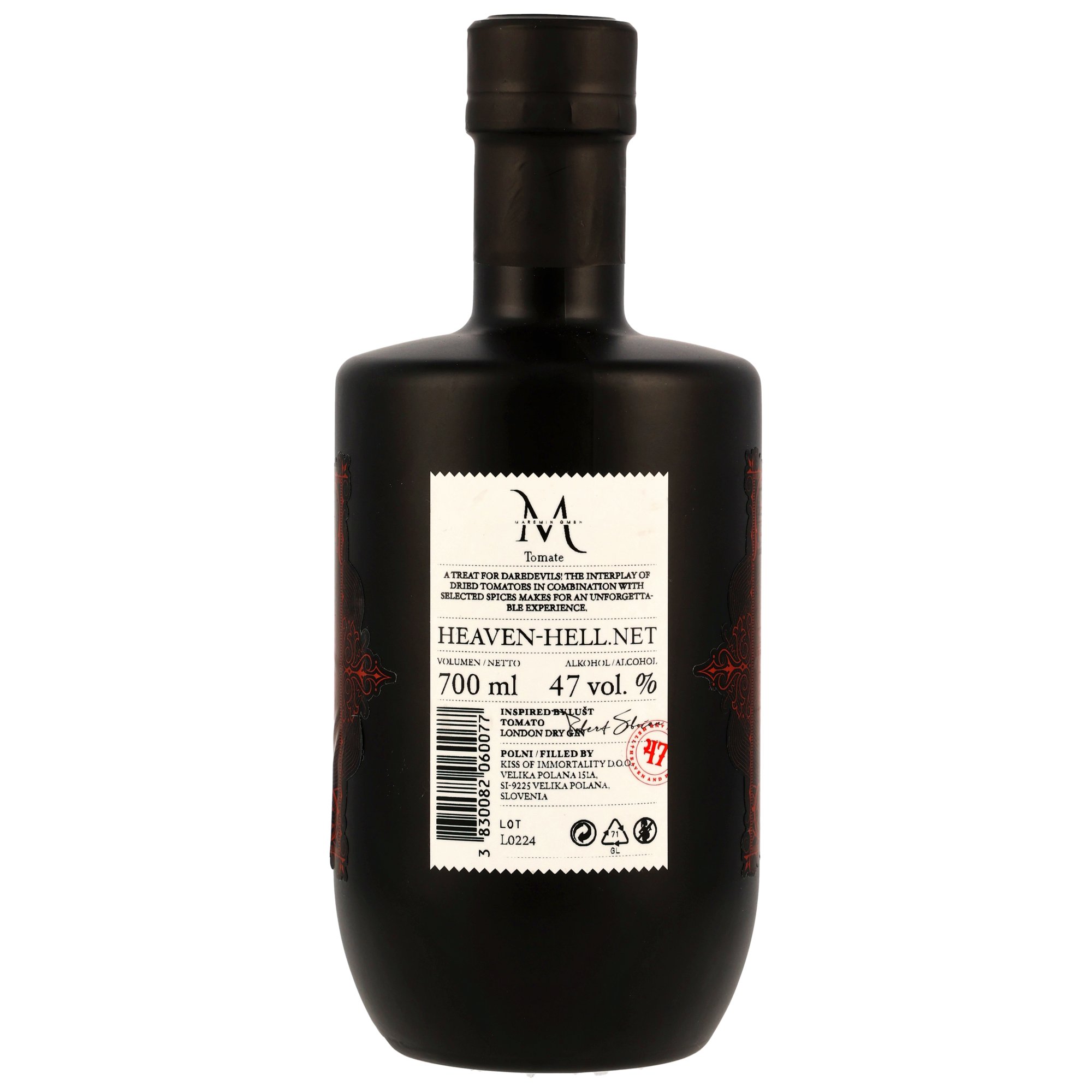 Heaven & Hell Lust Tomato London Dry Gin