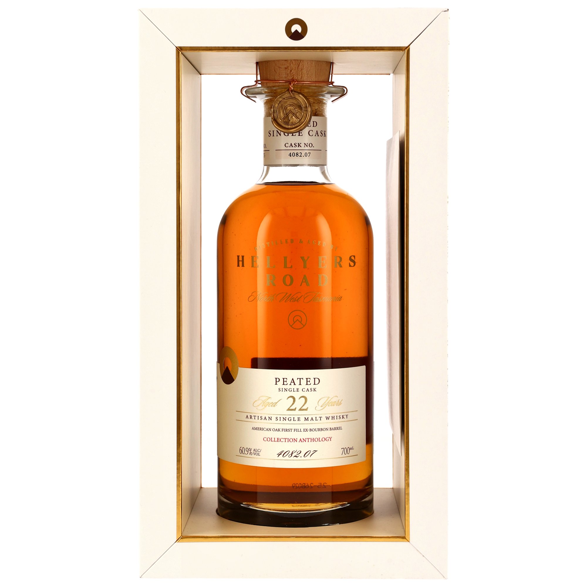 Hellyers Road 2004/2026 - 22 y.o. - Peated Bourbon Barrel #4082.07