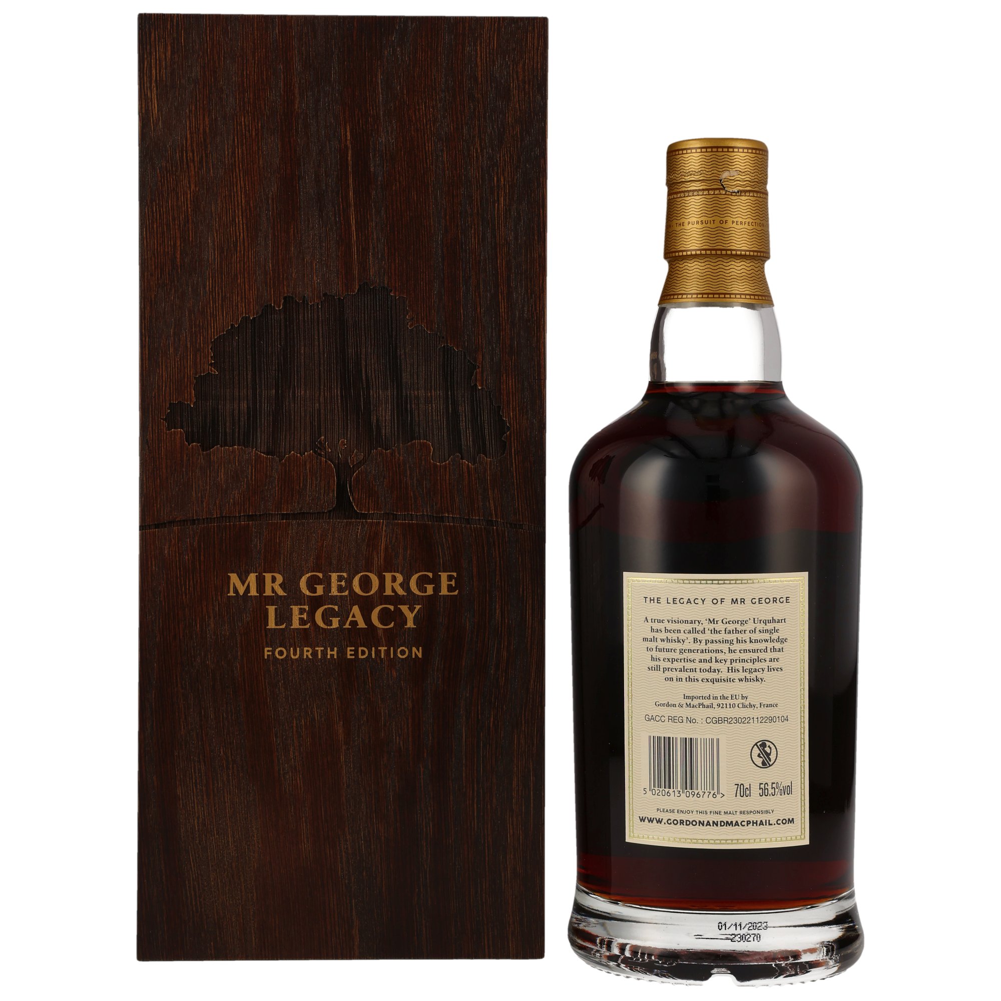 Glen Grant 1958/2023 - 65 y.o. - G&M Cask #3818  - Mr. George Legacy