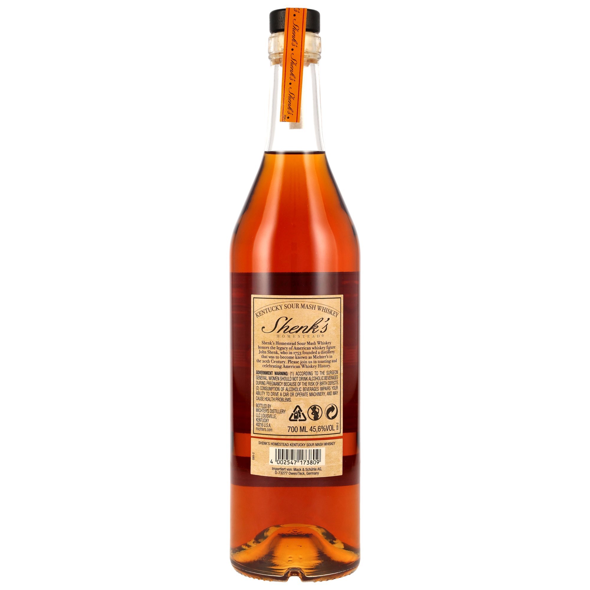 Shenk´s Homestead Sour Mash Whiskey 2025