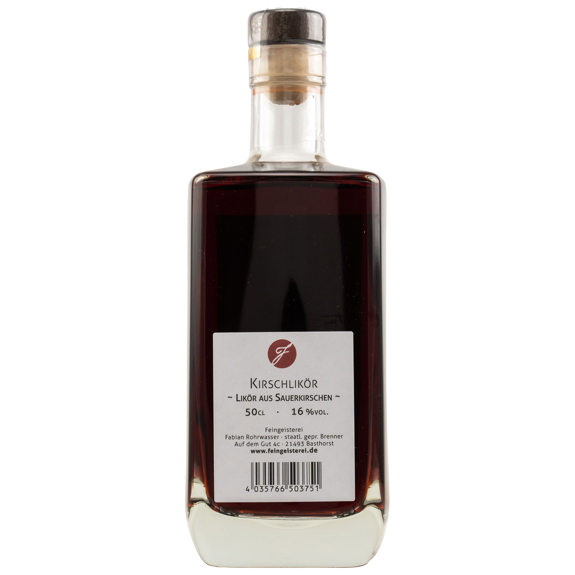 Kirschlikör aus Sauerkirschen BIO - Feingeisterei