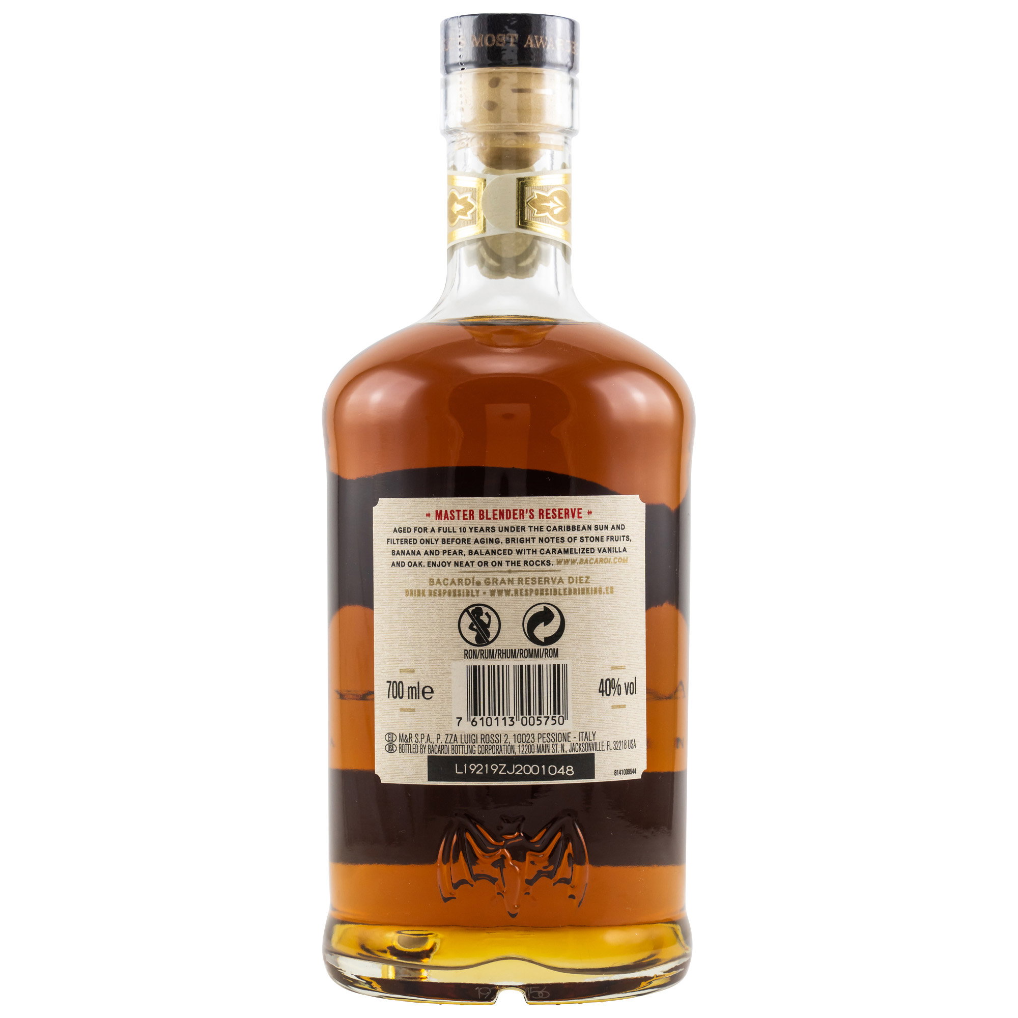 Bacardi Gran Reserva Diez - 10 y.o.