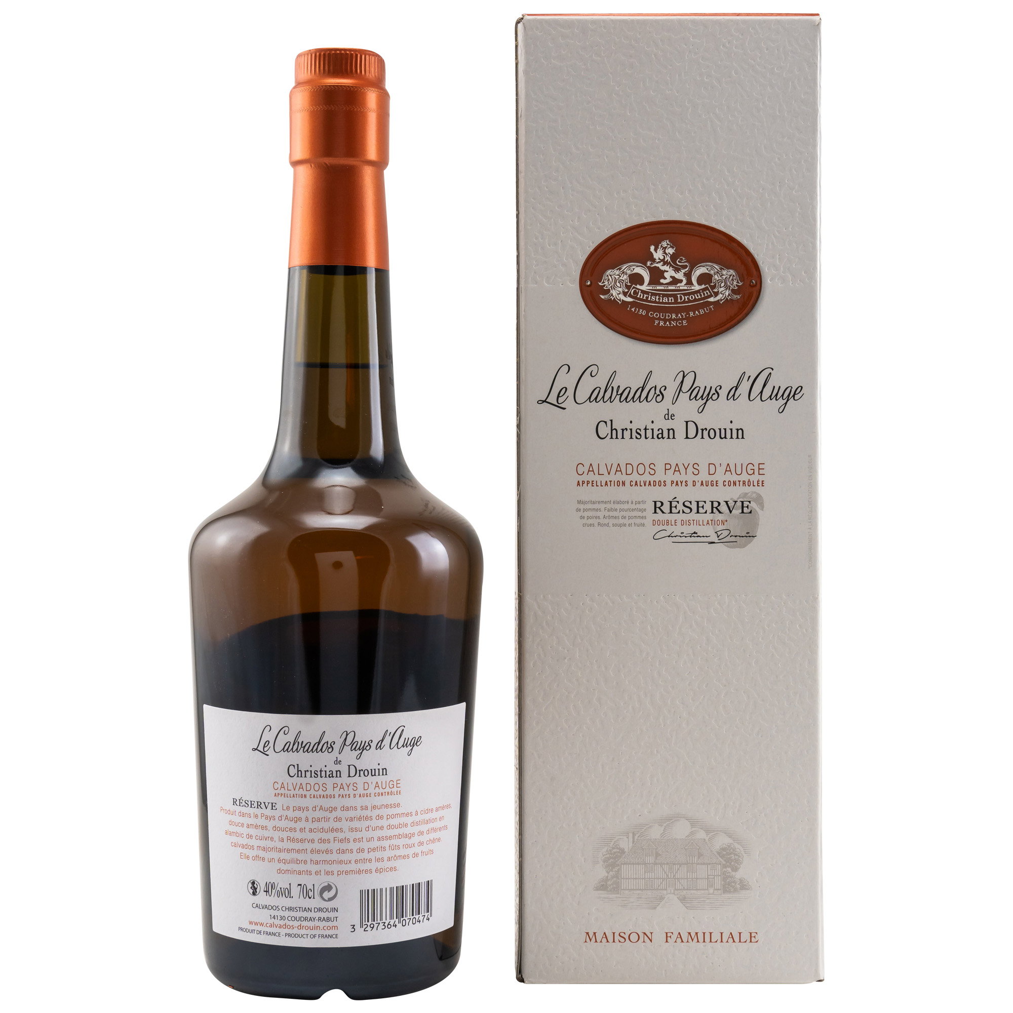 Christian Drouin Reserve Calvados Pays d'Auge  - in GP